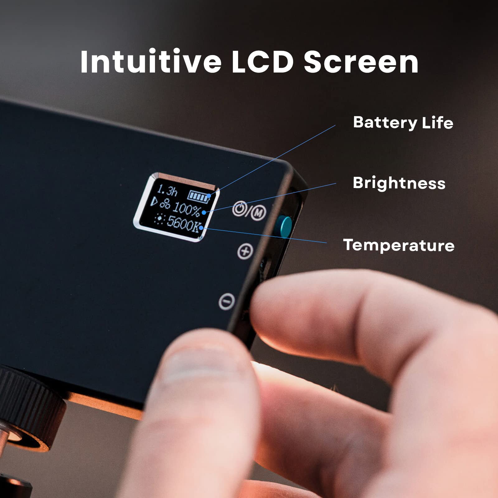 Lume Cube Bicolor Panel Mini Led Light For Professional Dslr Cameras | Adjustable Panel Mini, Lcd Display | Photo And Video Ligh