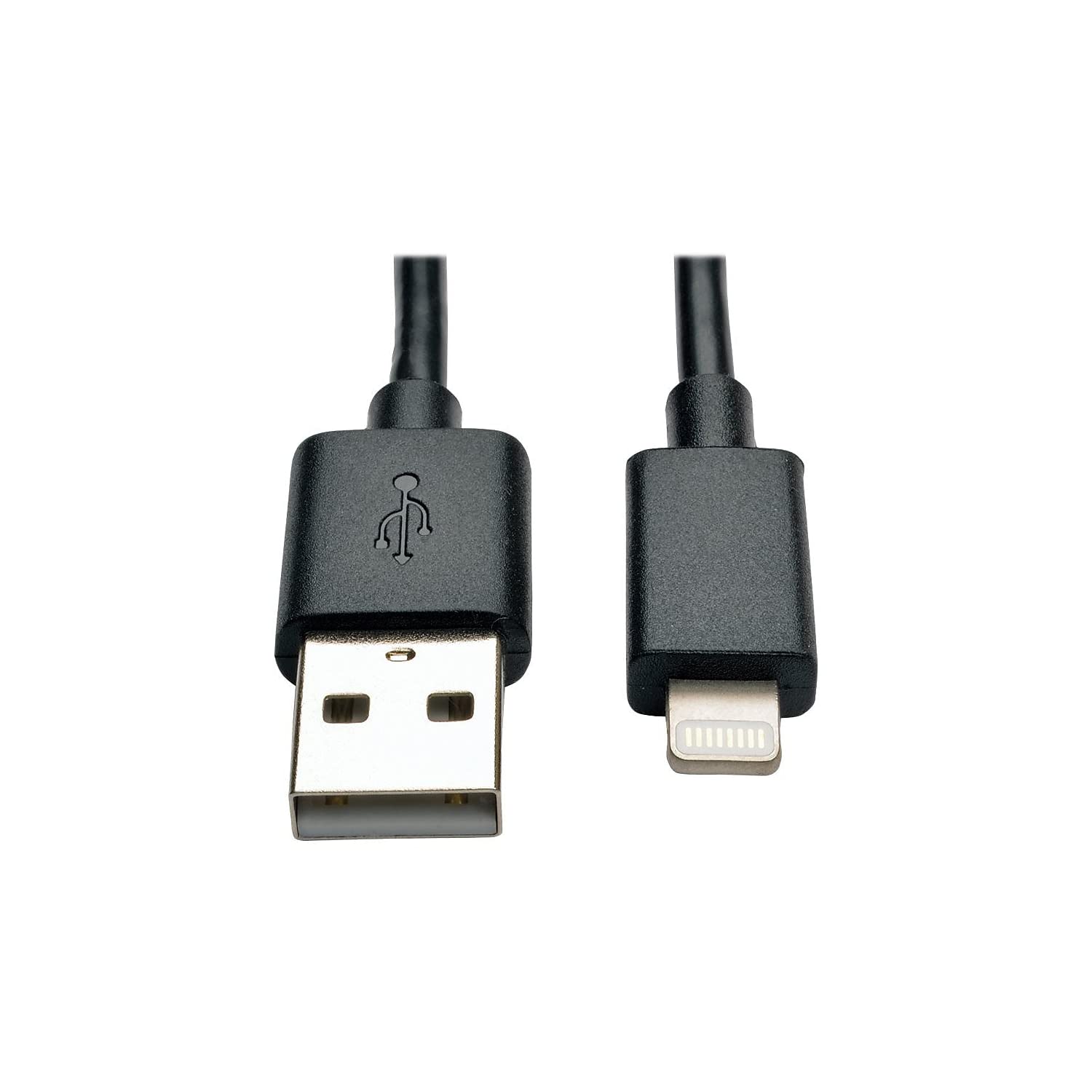 Tripp Lite Apple Mfi Certified 10 Inch Lightning To Usb Cable Sync Charge Iphone/Ipod/Ipad   Black (M100 10N Bk)