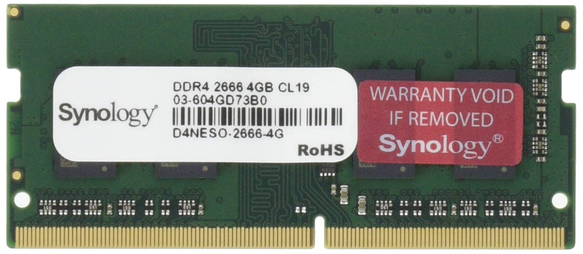 Synology Sodimm Non-Ecc Ram Ddr4-2666 4Gb (D4Neso-2666-4G)