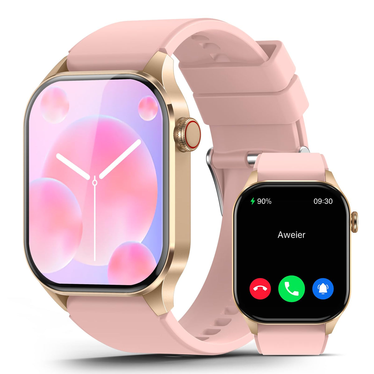 Smart Watch For Women, Infrared True Blood Oxygen Monitor, 136+ Sports, 2.04 Inch Amoled Display, Heart Rate Blood Pressure Slee