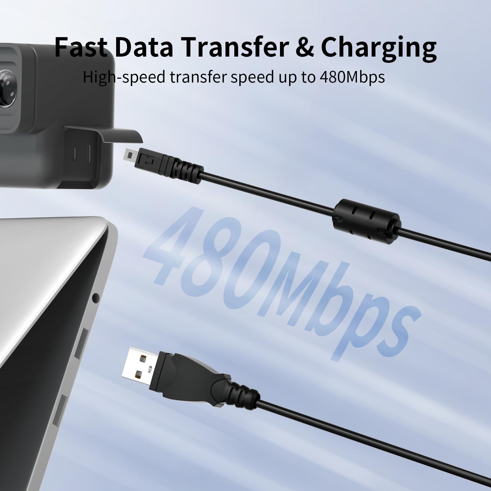 Leagy Usb Data Sync Charger Cable For Sony Cybershot Dsc W800 W810 W830 W330 S/B/P/R Camera