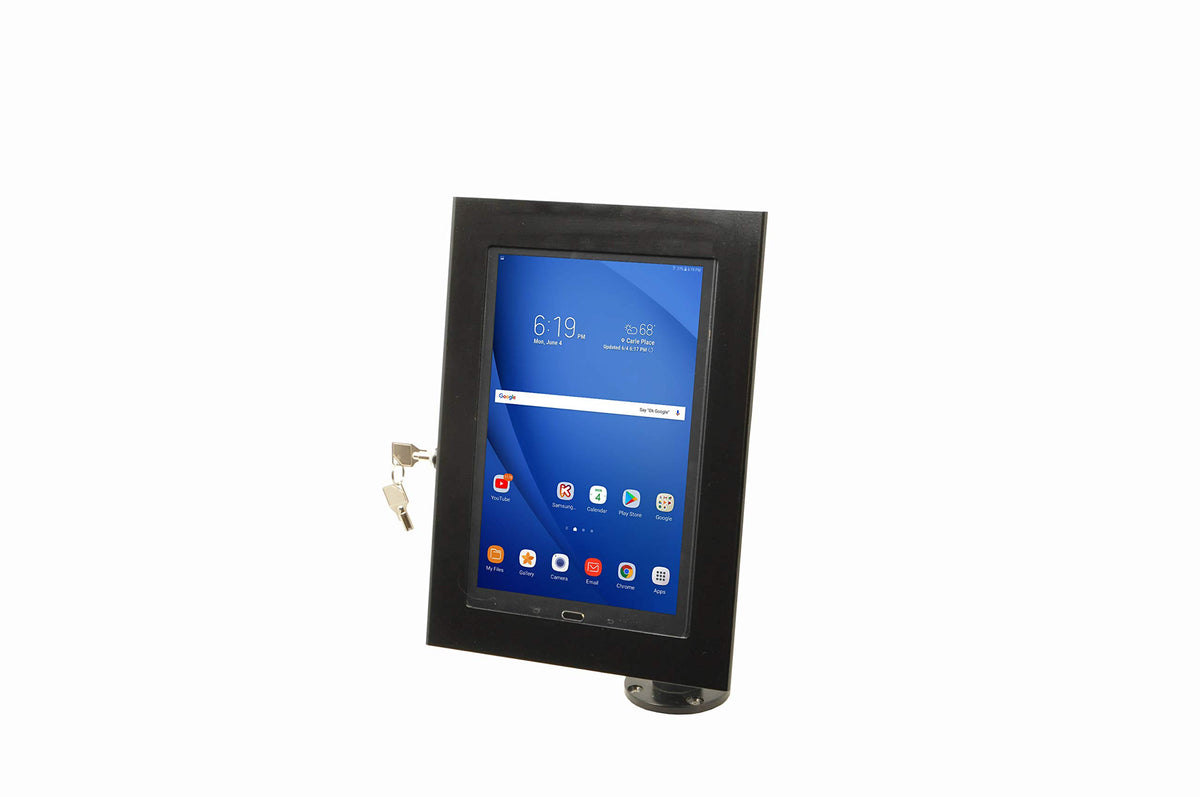 Tabcare Locking Security Metal Case For Asus 10' Zenpad Transformer Book, Memo Pad Tablet For Kiosk, Pos, Store, Show Display (Zenpad Z10, Black)