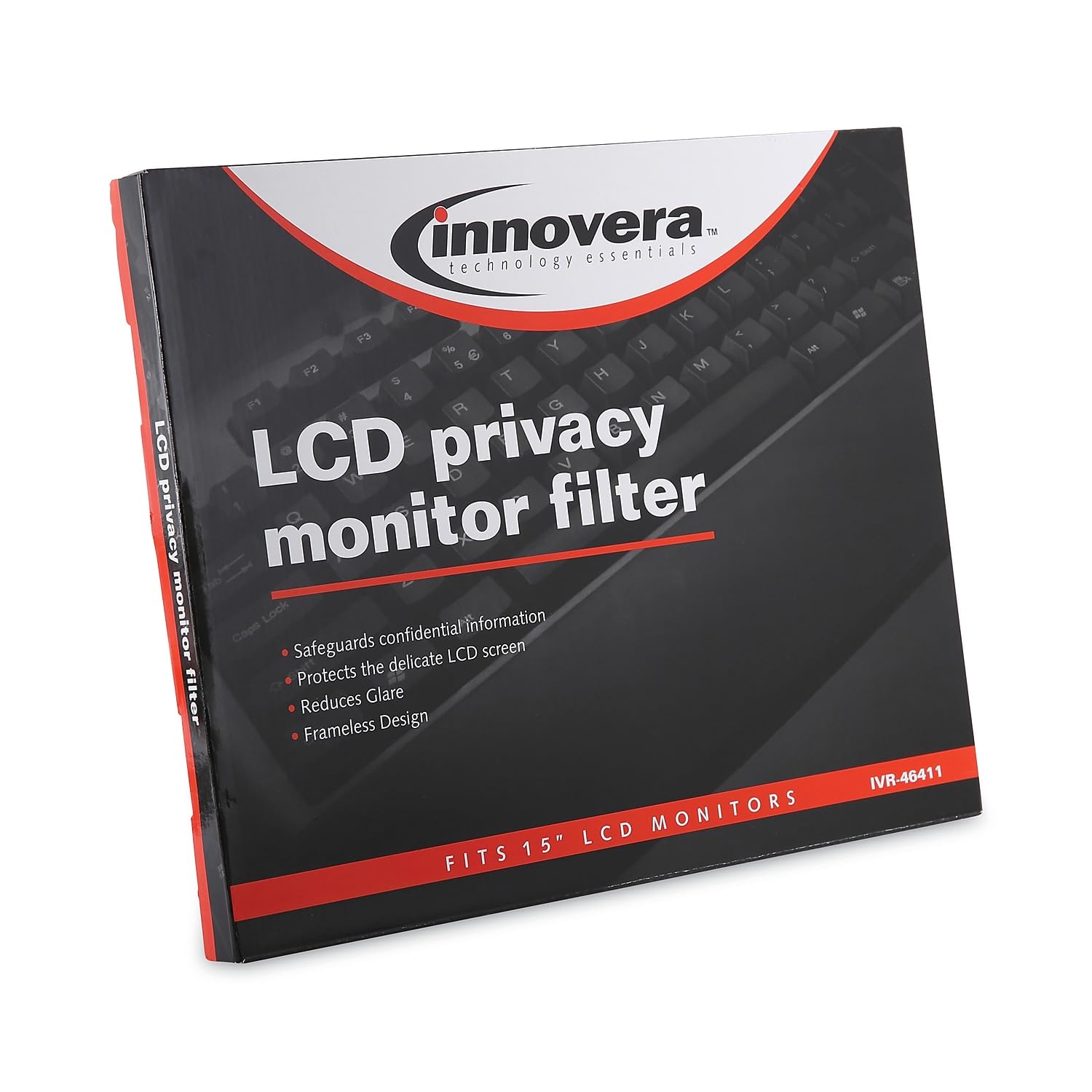 Innovera Ivr46411 Premium Antiglare Blur Privacy Monitor Filter For 15 In. Lcd Screens