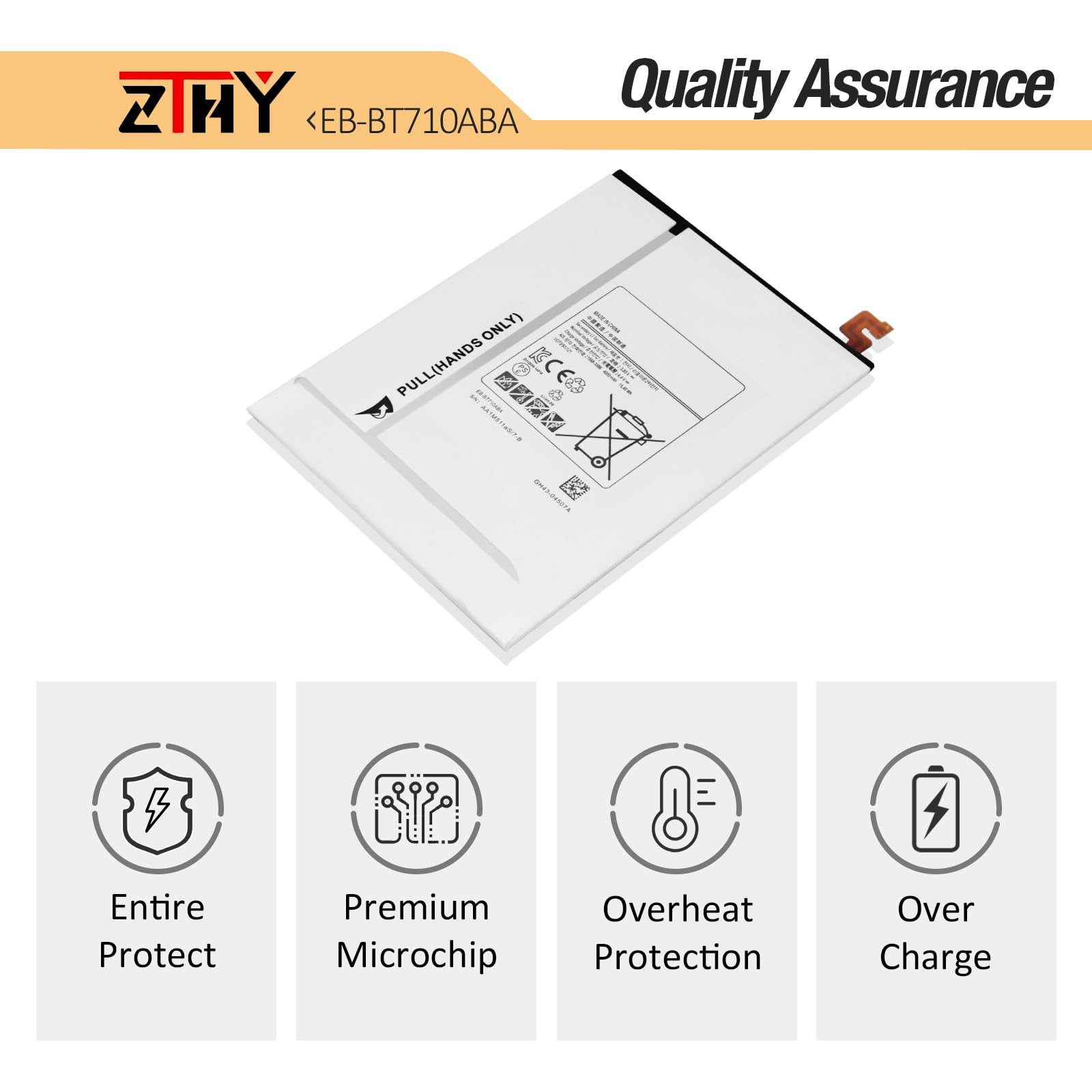 Zthy Eb Bt710Abe Battery Replacement For Samsung Galaxy Tab S2 8.0 Lte A T710 T715 T719N Sm T710 Sm T713 Sm T715 Sm T715C Sm T71