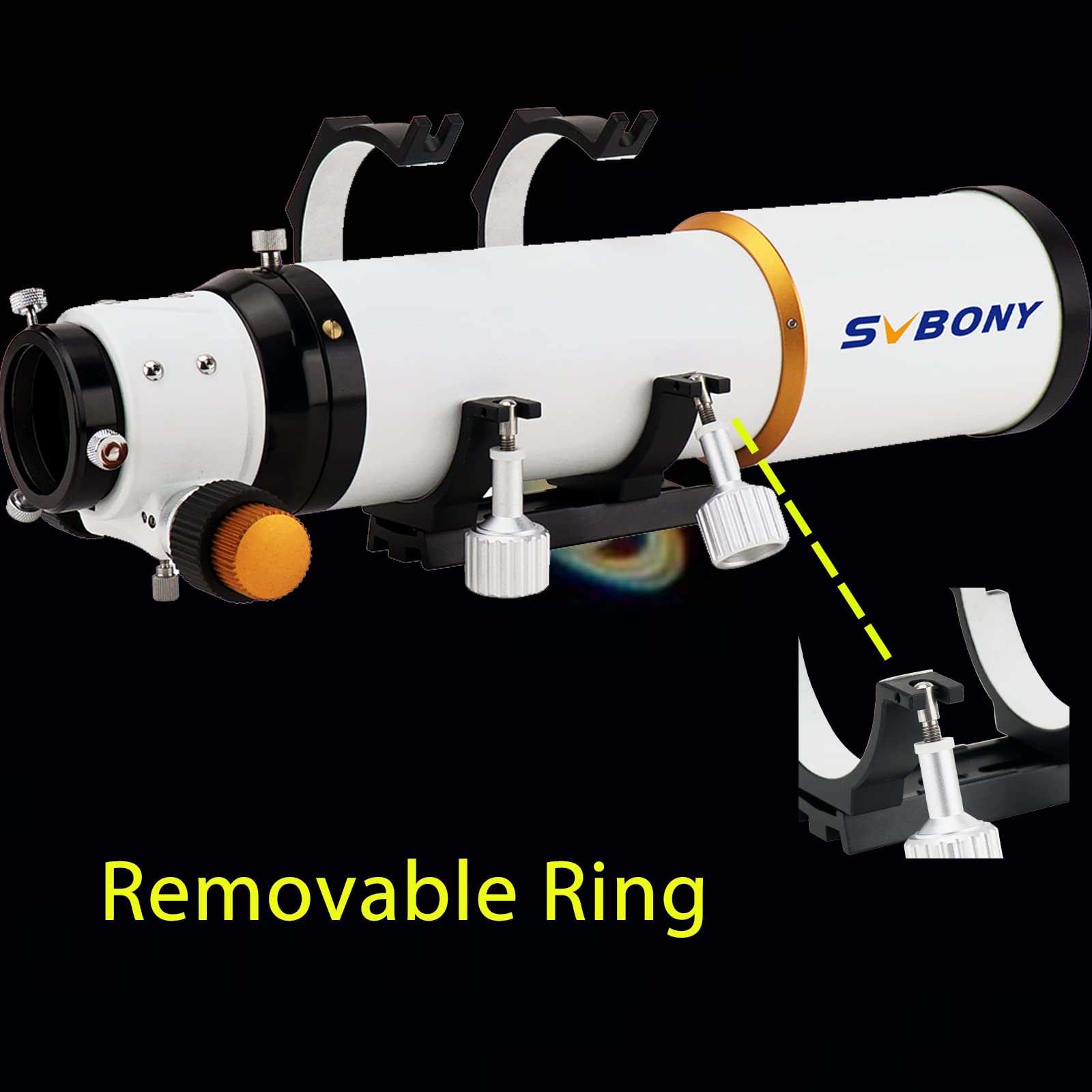 Svbony Sv503 Portable Telescope, 70Ed F6 Extra Low Dispersion Optical Tube, Micro Reduction Rap Focuser, For Astrophotography An