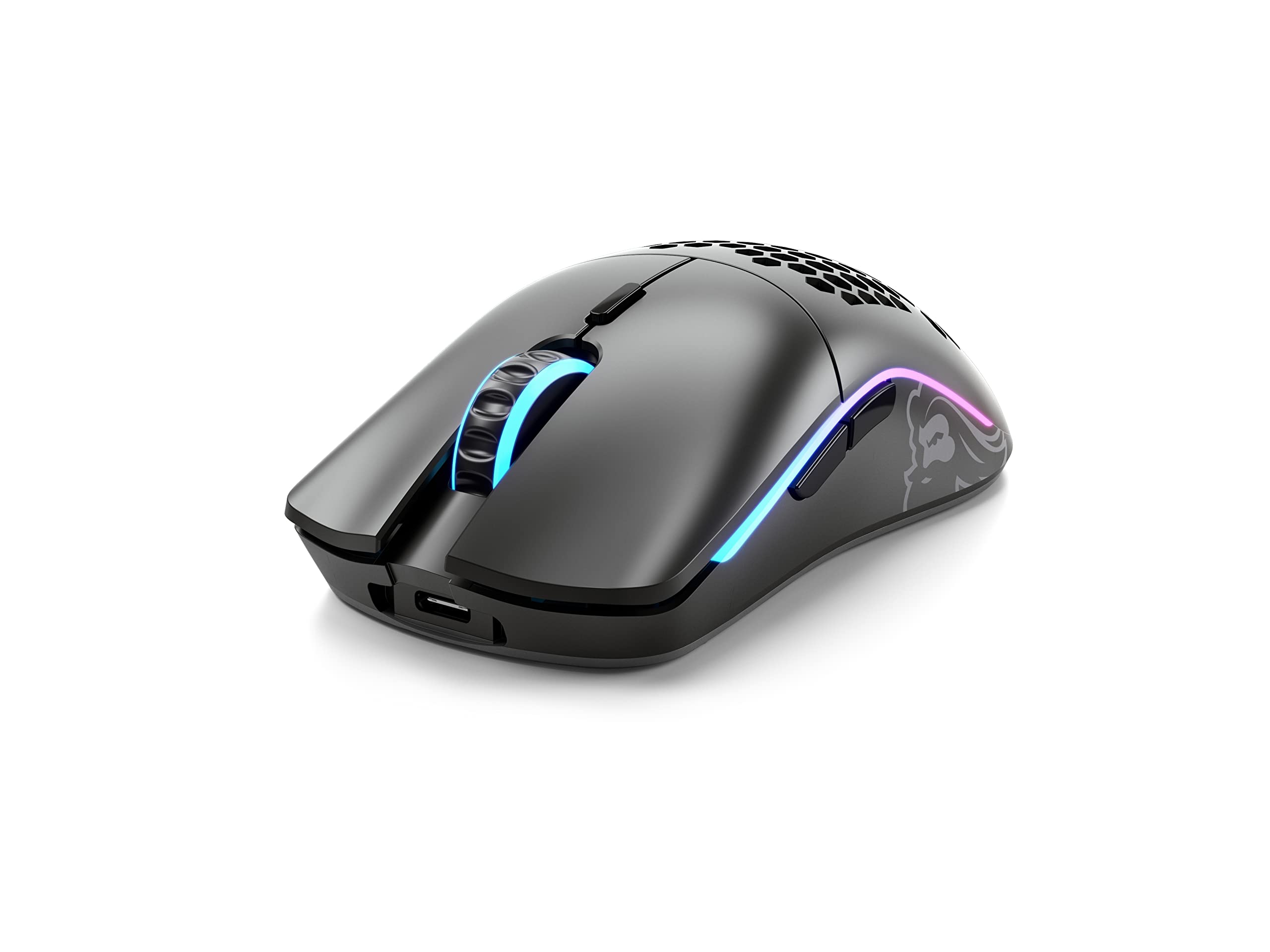 Glorious Model O  (Minus) Wireless Gaming Mouse   65G Superlight Honeycomb Design, Rgb, Ambidextrous, Lag Free 2.4Ghz Wireless,
