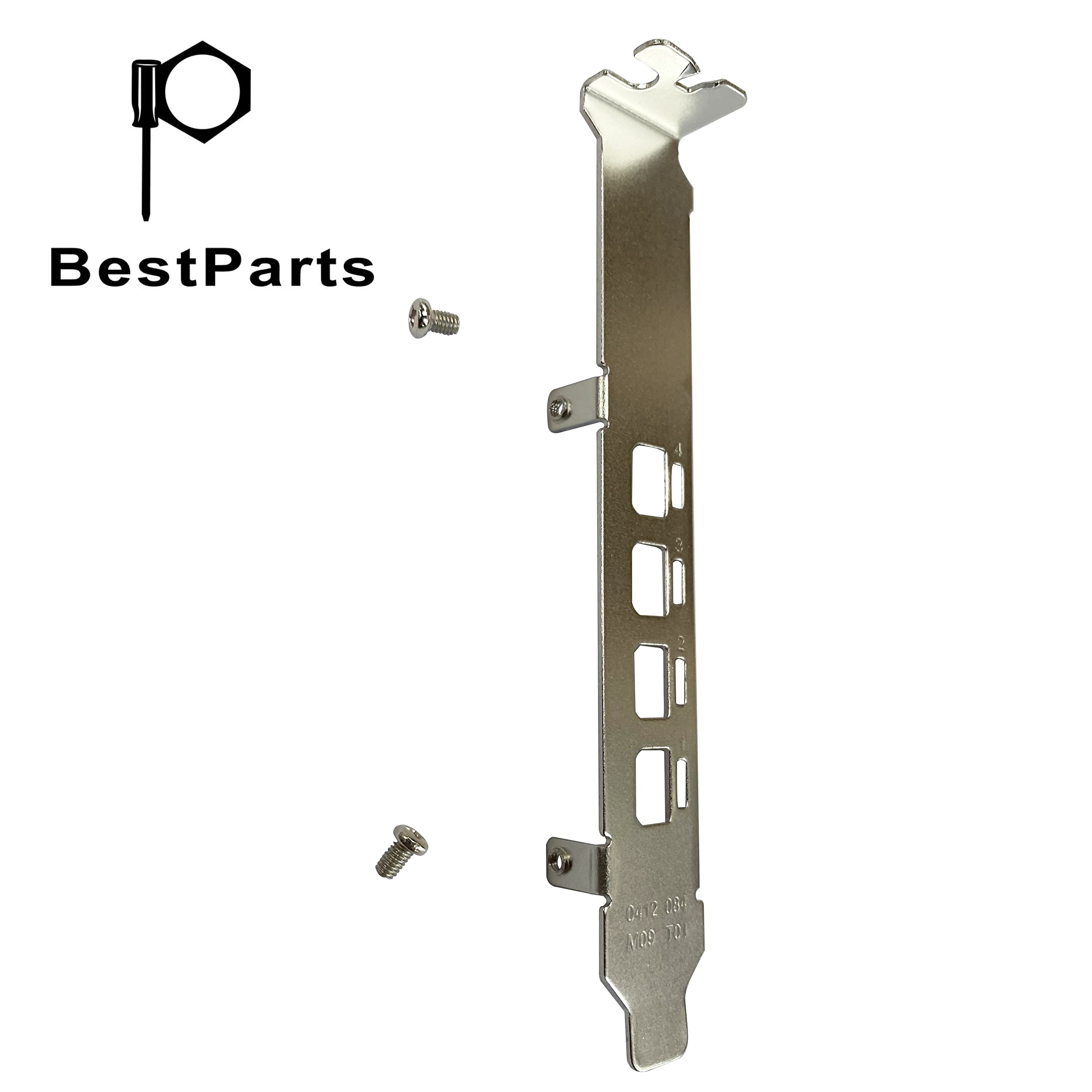 Bestparts New Full Height Long Bracket For Nvidia Quadro K1200 Nvs 510 P400 P600 P620 P1000 K1200 Nvs510 T600 T1000 With 2X Scre