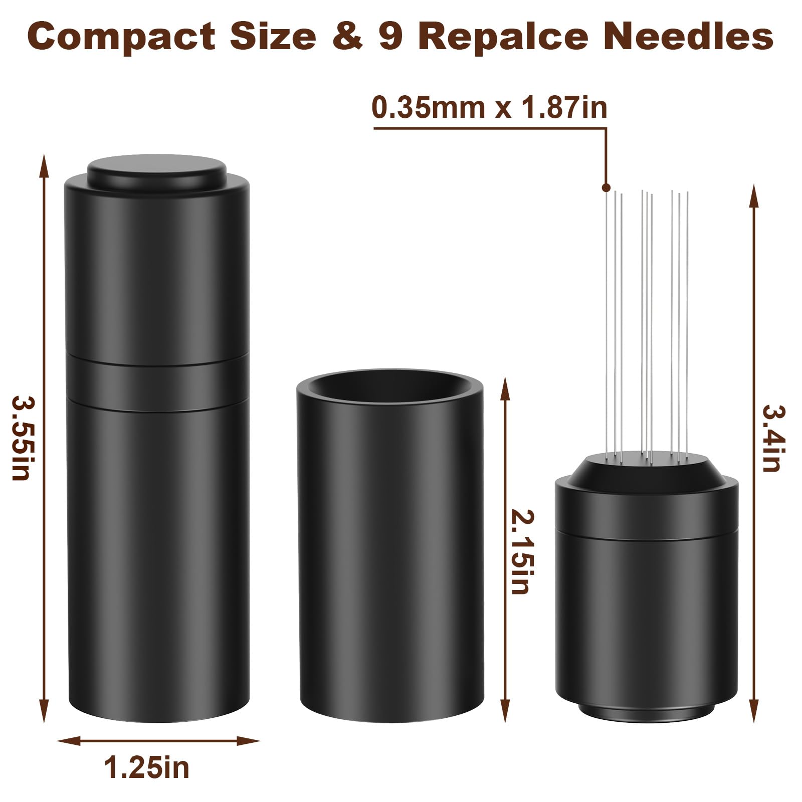 Tiverain Wdt Espresso Distribution Tools Espresso Stirrer Tool Wdt Coffee Distributor For Barista Espresso Machine Accessories 9