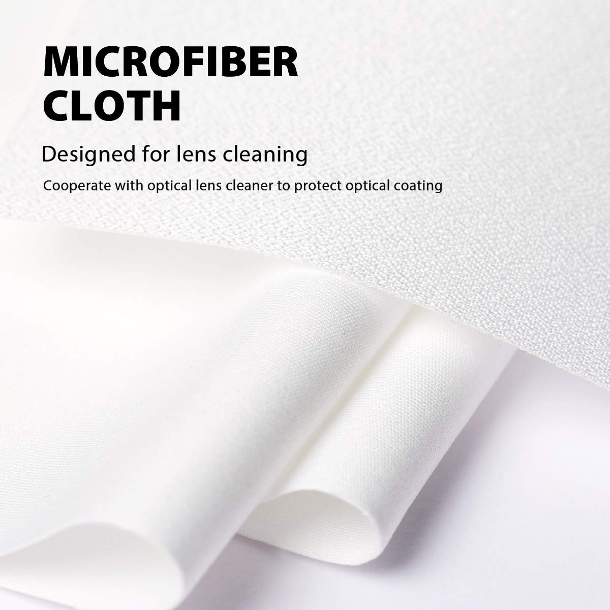 Vsgo Camera Cleaning Cloth 20Pcs Durable Microfiber Cleaning Cloths Vacuum Packed Double Surfaces Lens Cleaning Cloth Compatible