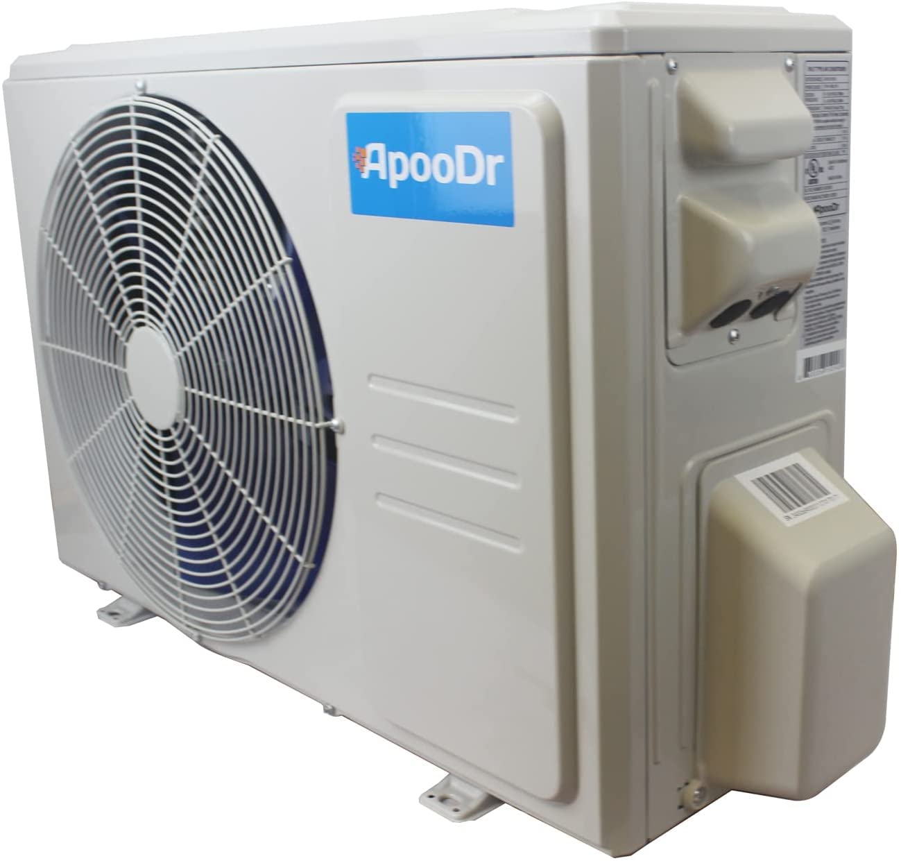 Apoodr 9000 Btu Mini Split Air Conditioner Ductless Inverter System 165 Seer With Heat Pump 220V,With Installation Kit