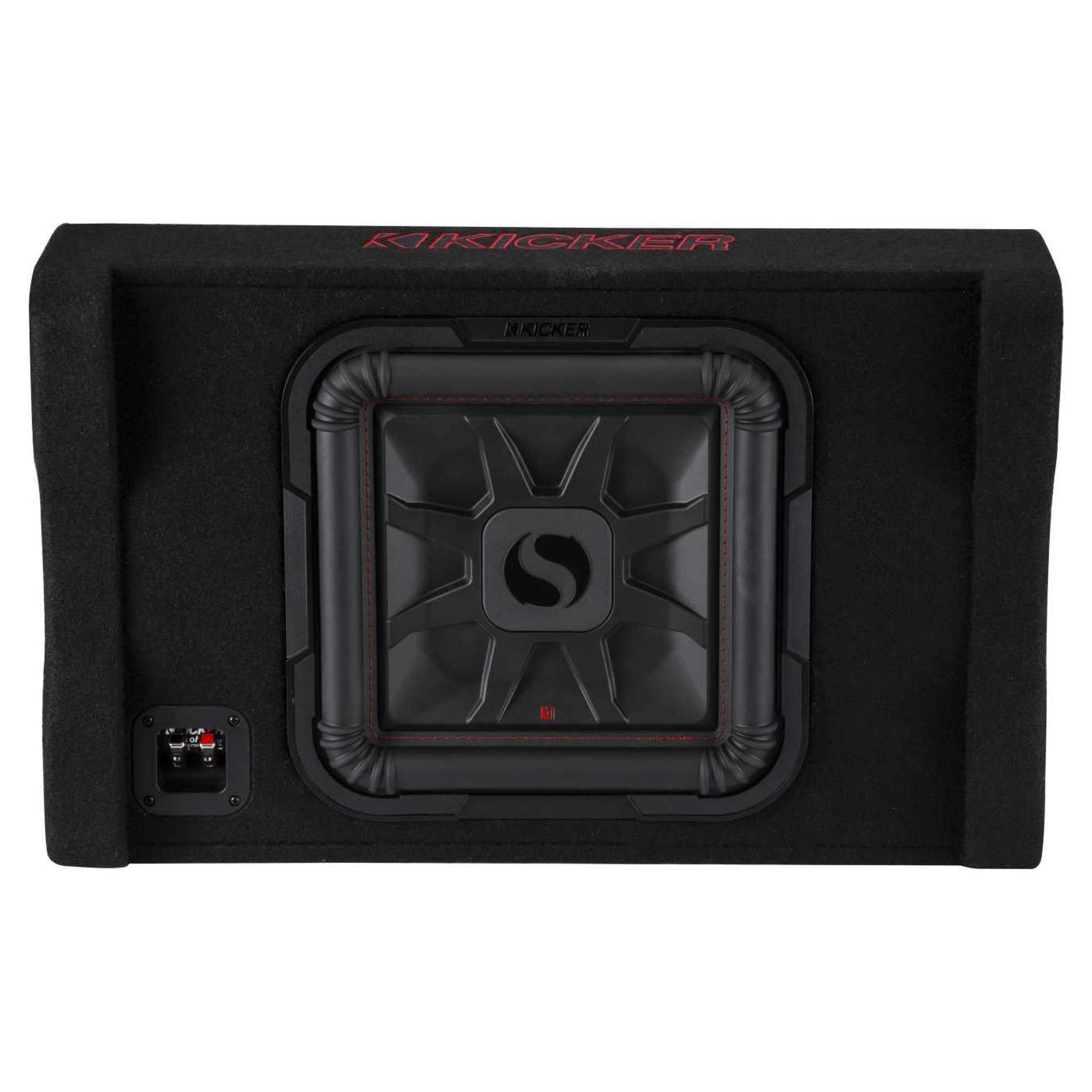 Kicker 49L7Tdf122 Down Firing 12'' L7T 2 Ohm Subwoofer Enclosure, 600 Watts Rms
