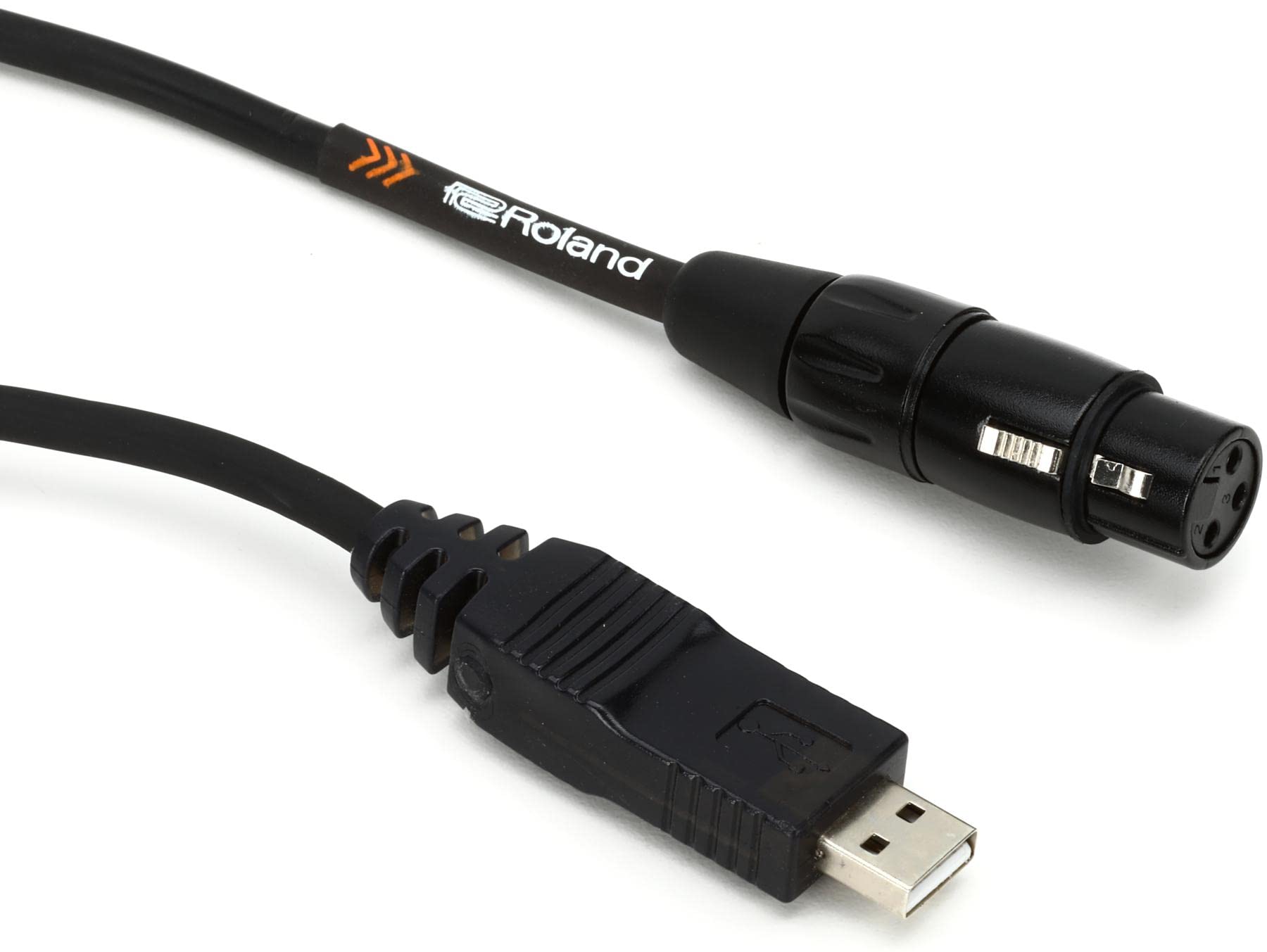 Roland RCC-10-USXL Black Series Interconnect USB to XLR 10ft Cable, 10 feet (RCC10USXF)