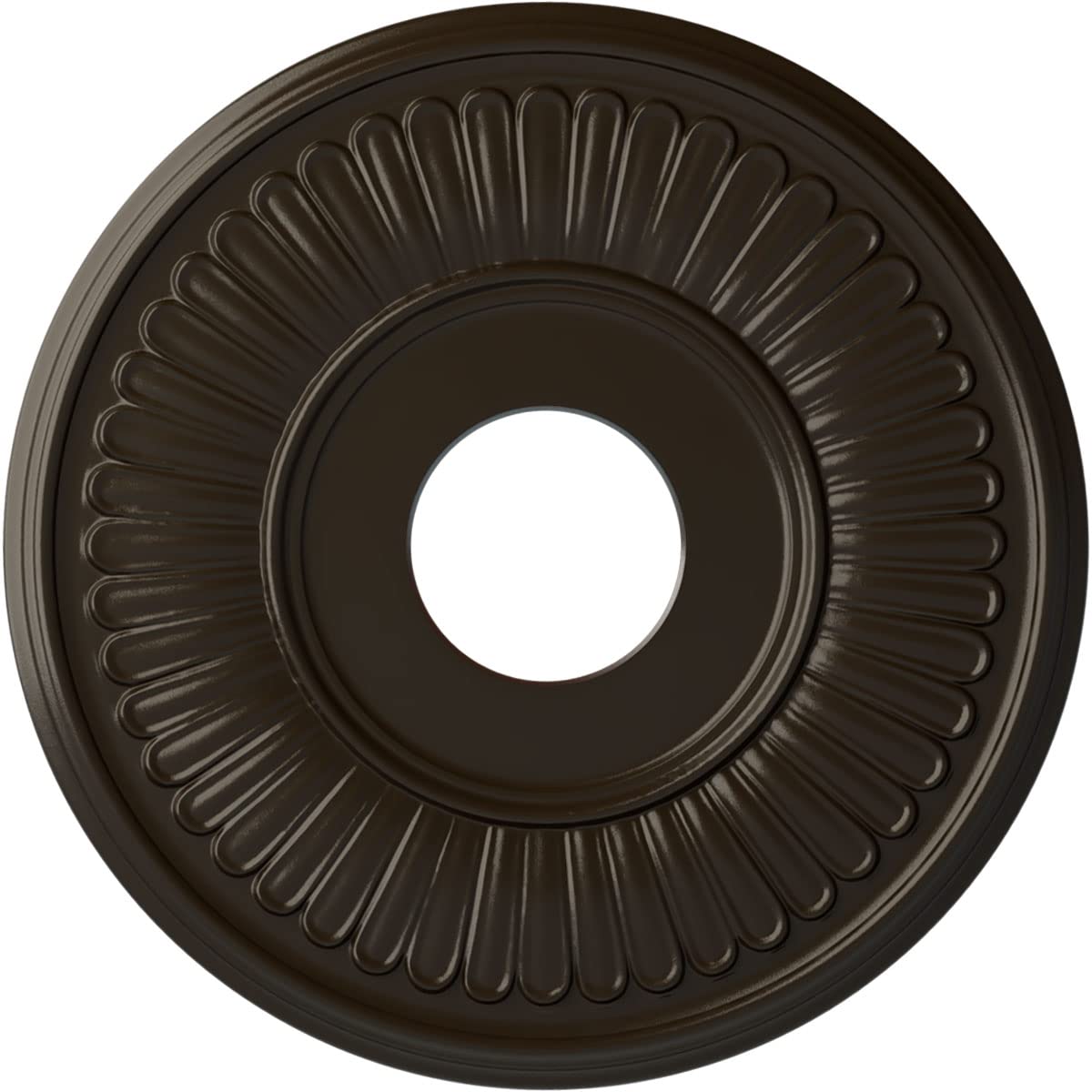 15 3/4OD x 3 7/8ID x 3/4P Berkshire Ceiling Medallion (Fits Canopies up to 7), Hand-Painted Stone Hearth