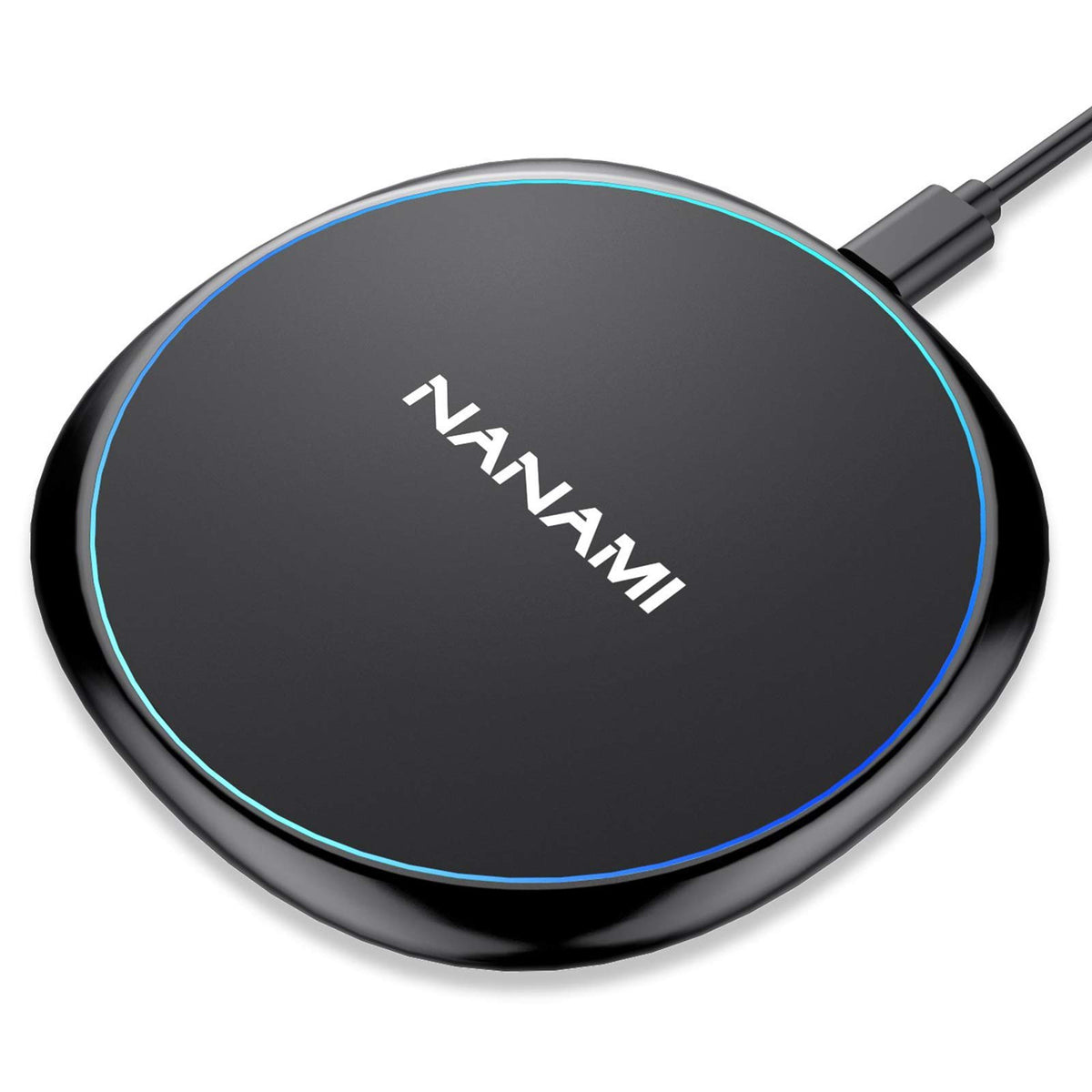 Fast Wireless Charger, Nanami 7.5W Charging Pad Compatible Iphone 15/14/13/12/Se 2/11/11 Pro/Xs Max/Xr/X/8, 10W Qi Charger For S
