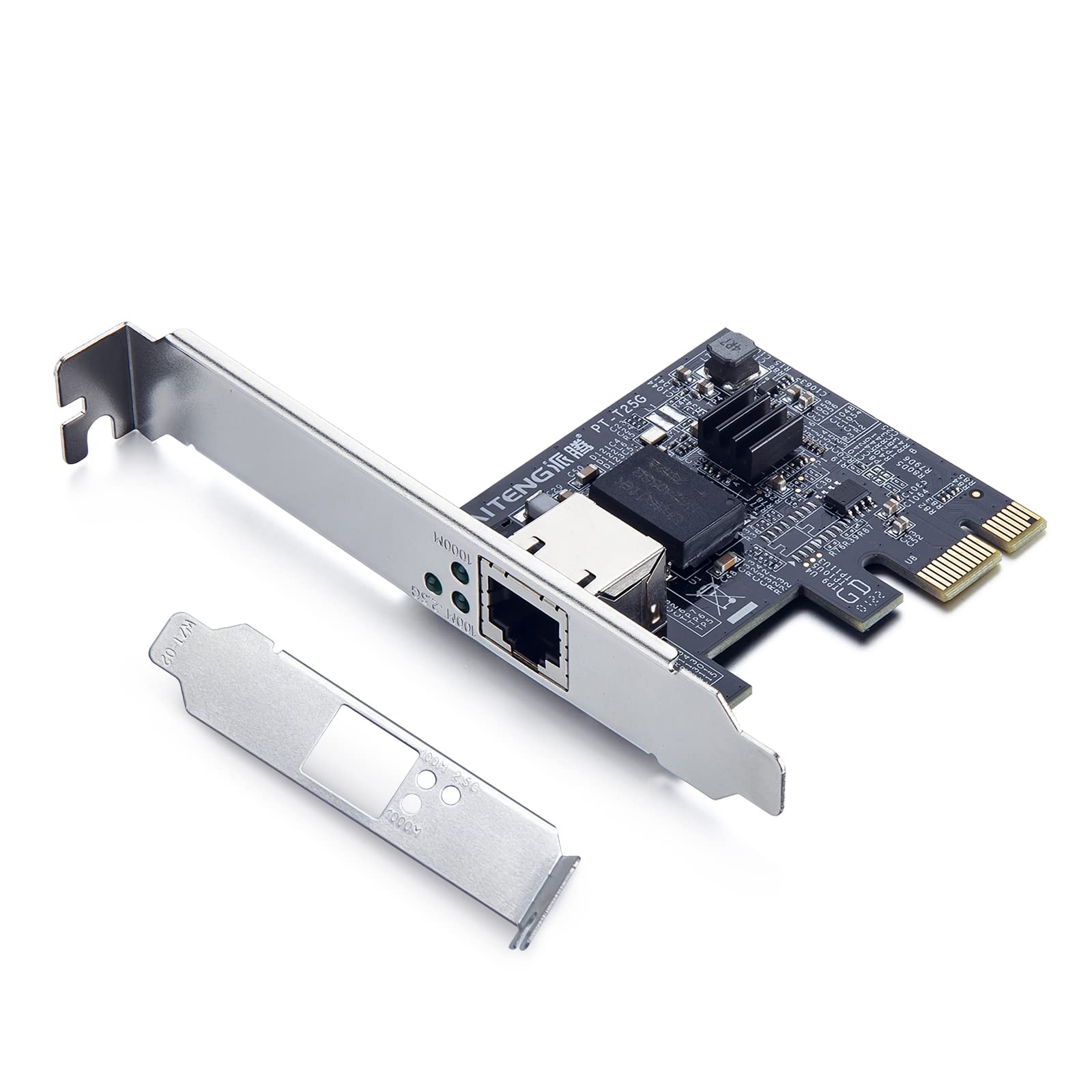 2.5Gbase T Pci Express Network Adapter Nic, Pcie To 2.5 Gigabit Ethernet Network Card With Realtek Rtl8125 Controller, Single Rj