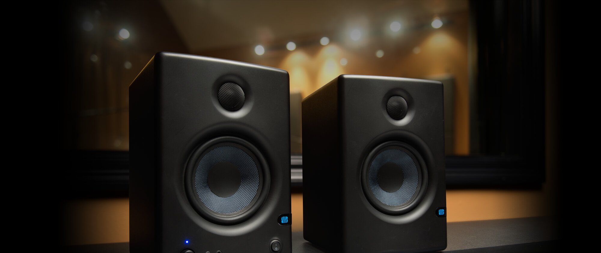 Presonus Eris E.45 Hd 2 Way 4.5' Nearfield Monitors, 70Hz 20Khz Frequency Response, 10Kohm Input Impedance, 2X Balanced 1/4' Trs, 2X Unbalanced Rca, Pair