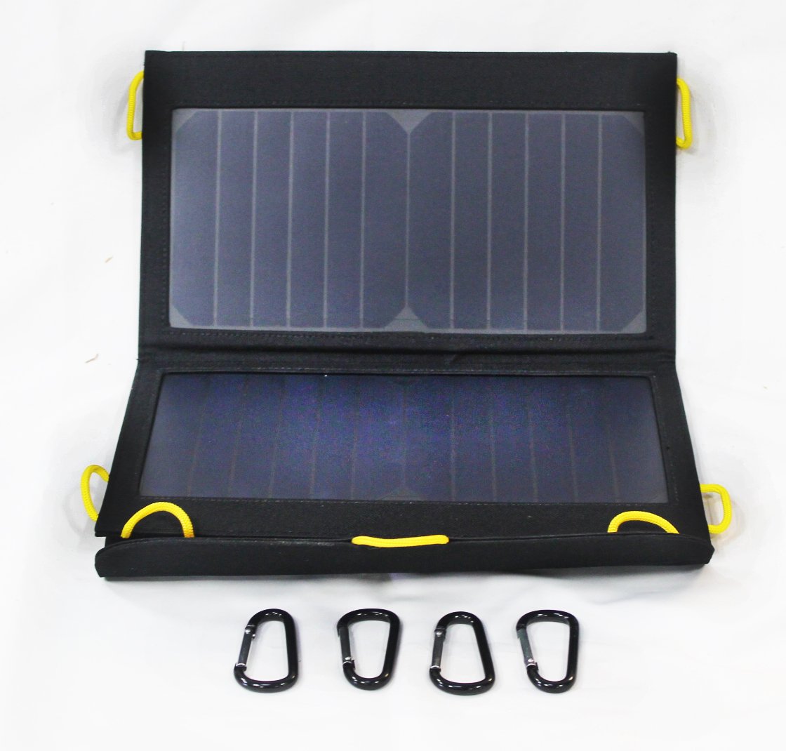 Solargopack Flair Ii   2 Panel, Portable, And Folding 13 Watt Solar Power Charging Panel, Charges Cellular Smartphones And Mobil