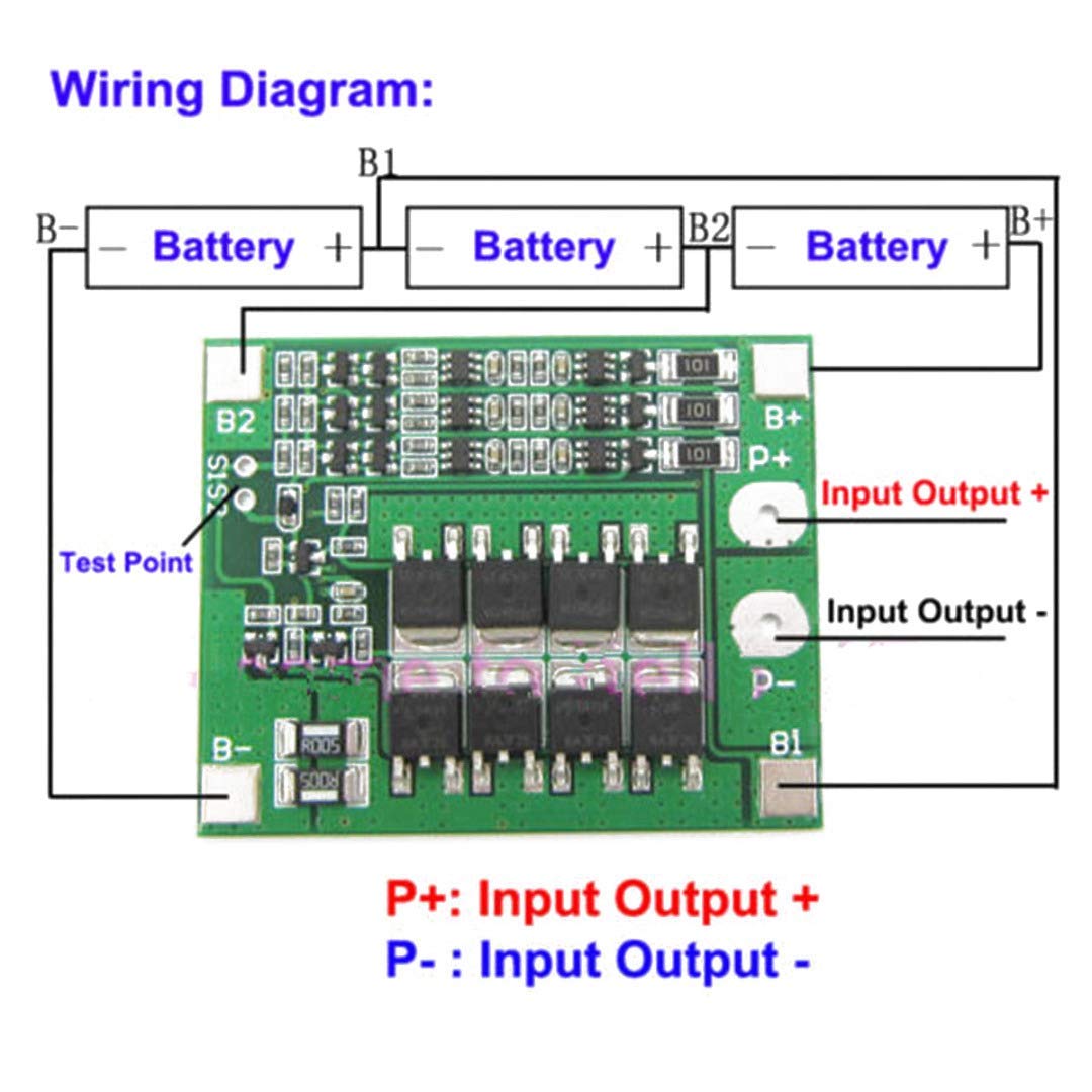 Organizer 2Pcs 4S 40A Li Ion Lithium Battery 18650 Charger Pcb Bms Protection Board With Balance For Drill Motor 14.8V 16.8V Lip