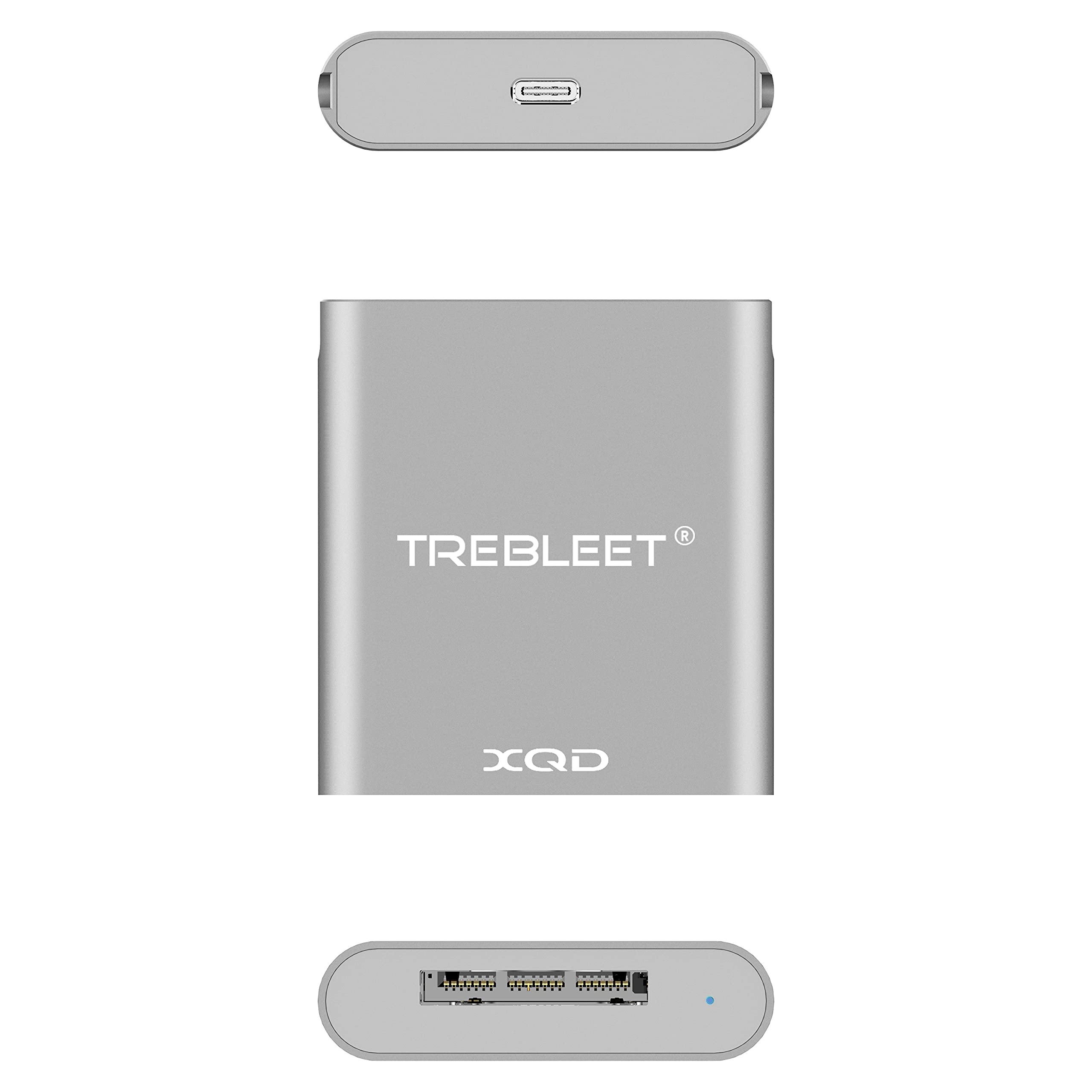 Xqd Card Reader,Usb 3.0 5Gbps, Compatible With Kingston Workflow Station,Mini Portable Aluminum External Case, Support Android/Windows/Mac Os