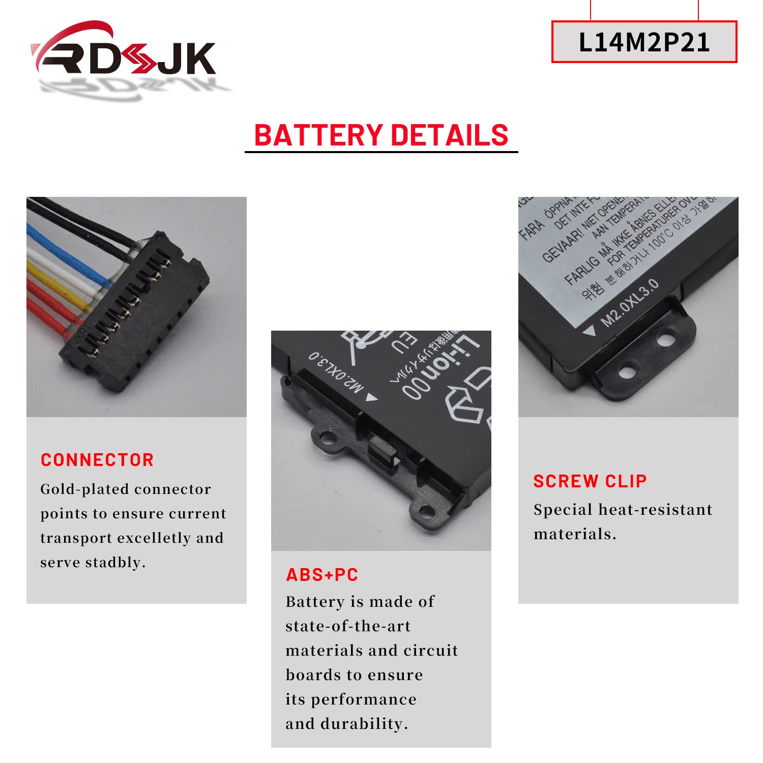 L14M2P21 L14L2P21 Laptop Battery For Lenovo Ideapad 330S 330S 14Ast 330S 14Ikb 330S 141Kb 330S 15Arr 330S 15Ast 330S 15Ikb Gtx10