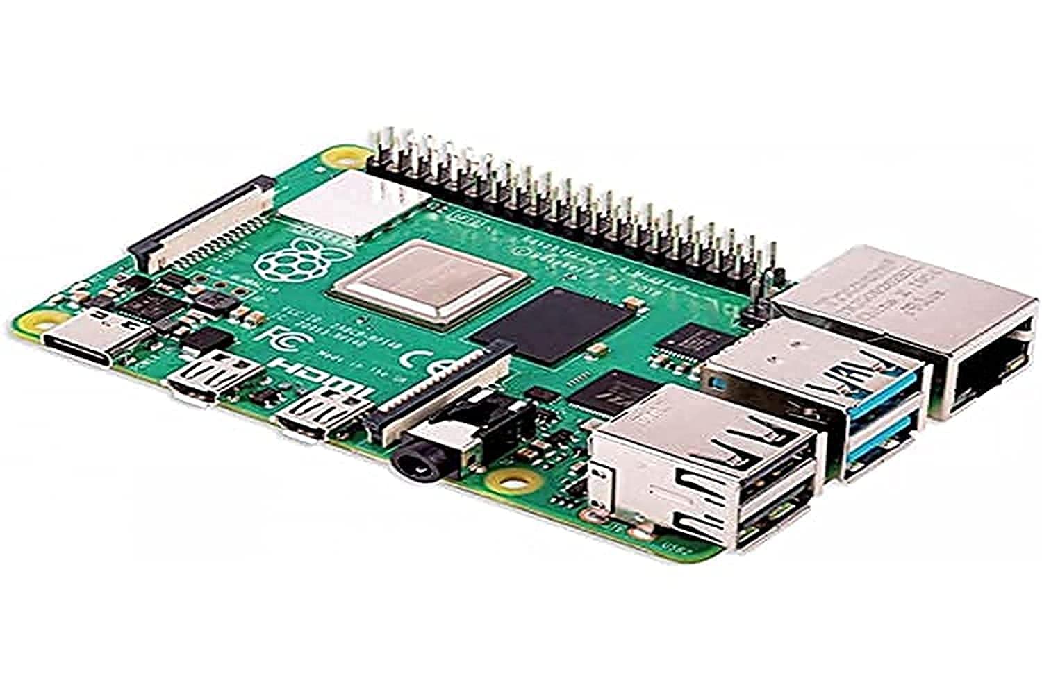 Raspberry Pi 4 Computer Model B 8GB Single Board Computer Suitable for Building Mini PC/Smart Robot/Game Console/Workstation/Med