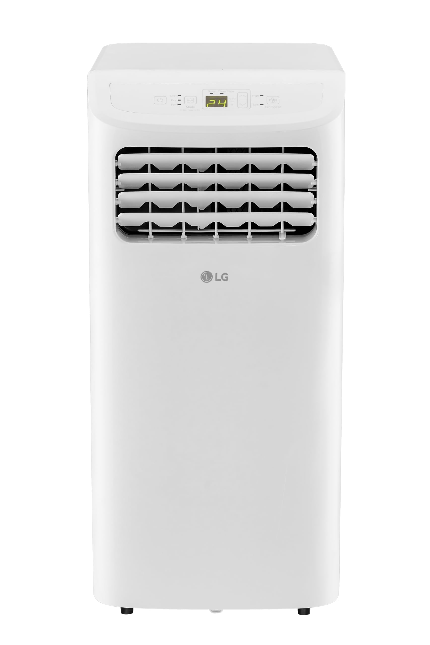 Lg Lp0624Wfr Portable Air Conditioner W/Remote, Cools 250 Sq.Ft, Quiet Operation, 115V, 6,000 Btu (9700 Ashrae), White