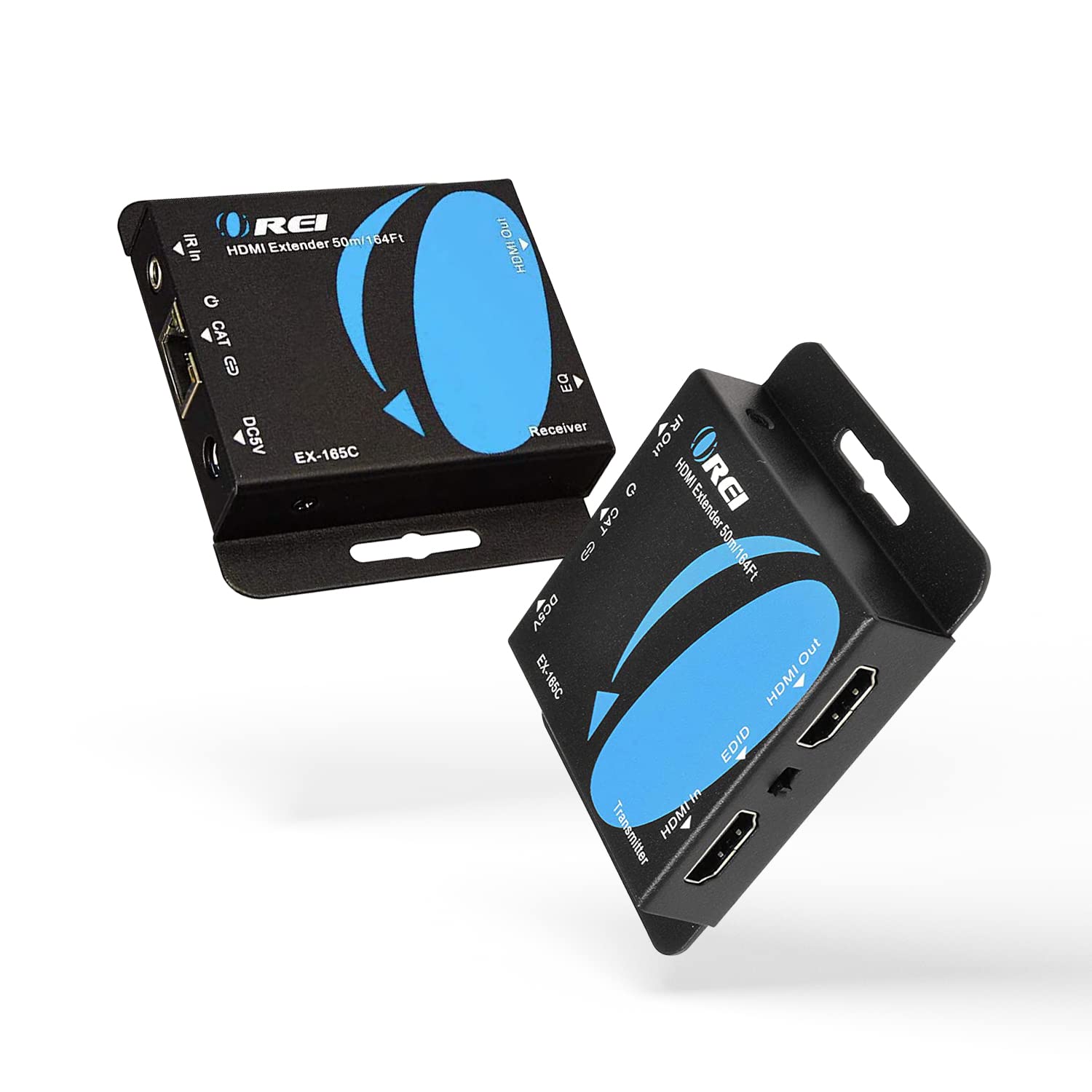 Orei 4K Hdmi Extender Over Ethernet Cat5/Cat6/Cat7 Up To 165 Feet At 1080@60Hz   Hdmi 1.4 & Hdcp 1.4 Compliant With One Way Ir P