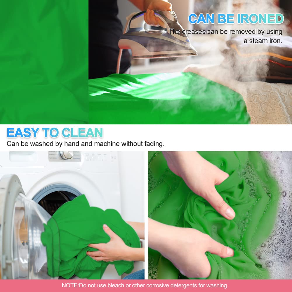 Jebutu Green Screen Backdrop With Stand For Streaming, 6.5X 10Ft (Wxh) Protable Green Screen With 6.3 X 6.5 Ft Stand Kit, Greens