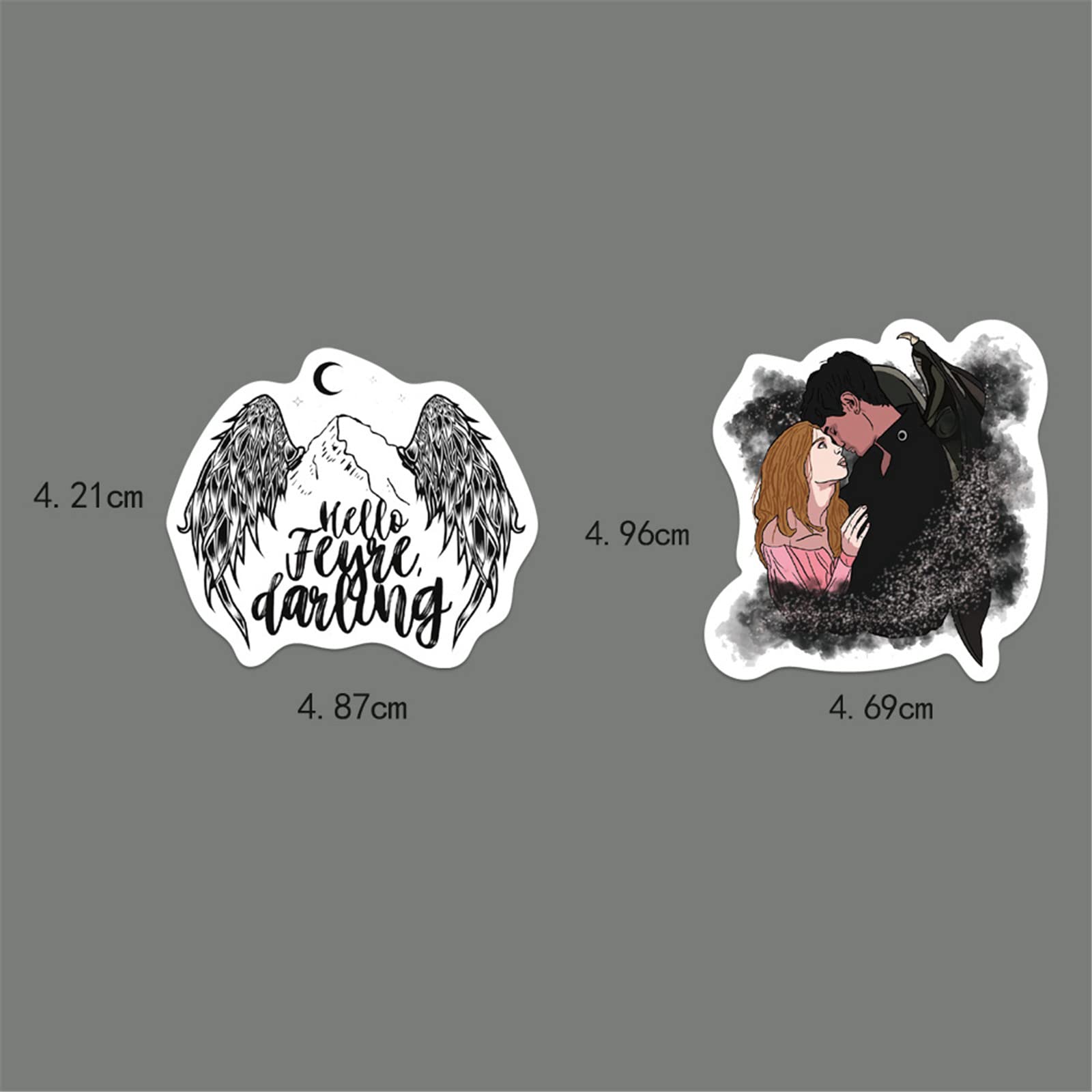 60 Pcs Acotar Merchandise Stickers Pack Cute Cool Aesthetic Stickers Book Graphic Vinyl Waterproof Stickers For Kids Girls Teens