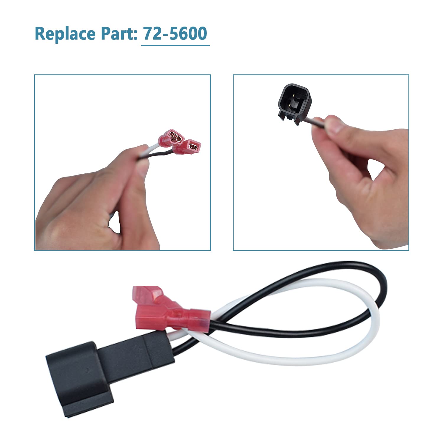 72 5600 Speaker Adapter Wiring Harness Replacement For Select Ford, Chevrolet, Gmc, Mazda Lincoln, Mercury Car Front Rear Door S