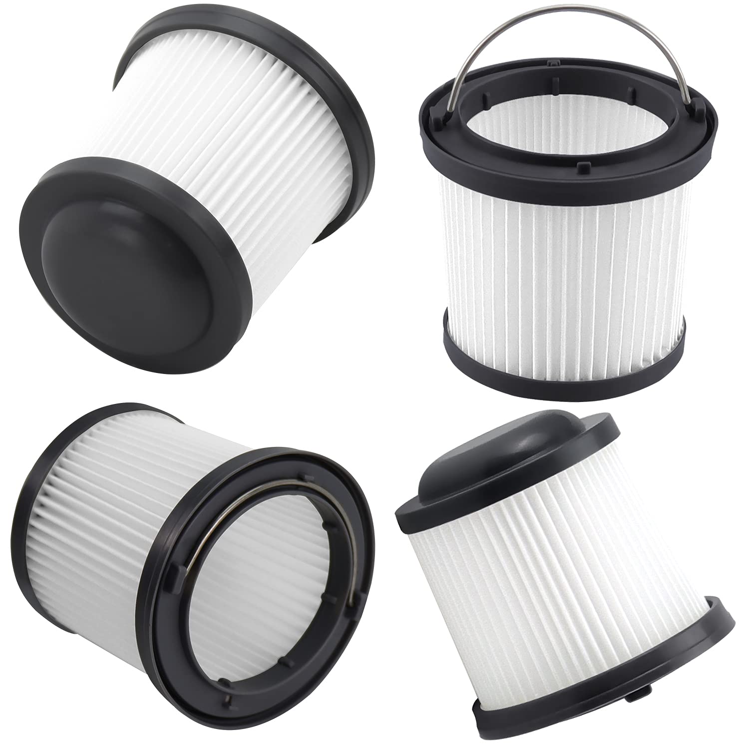 4 Pack Pvf110 Replacement Filter For Black And Decker Handheld Pivot Vacuums Phv1810, Phv1210, Phv1410, Bdh2000Pl, Bdh2020Flfh,