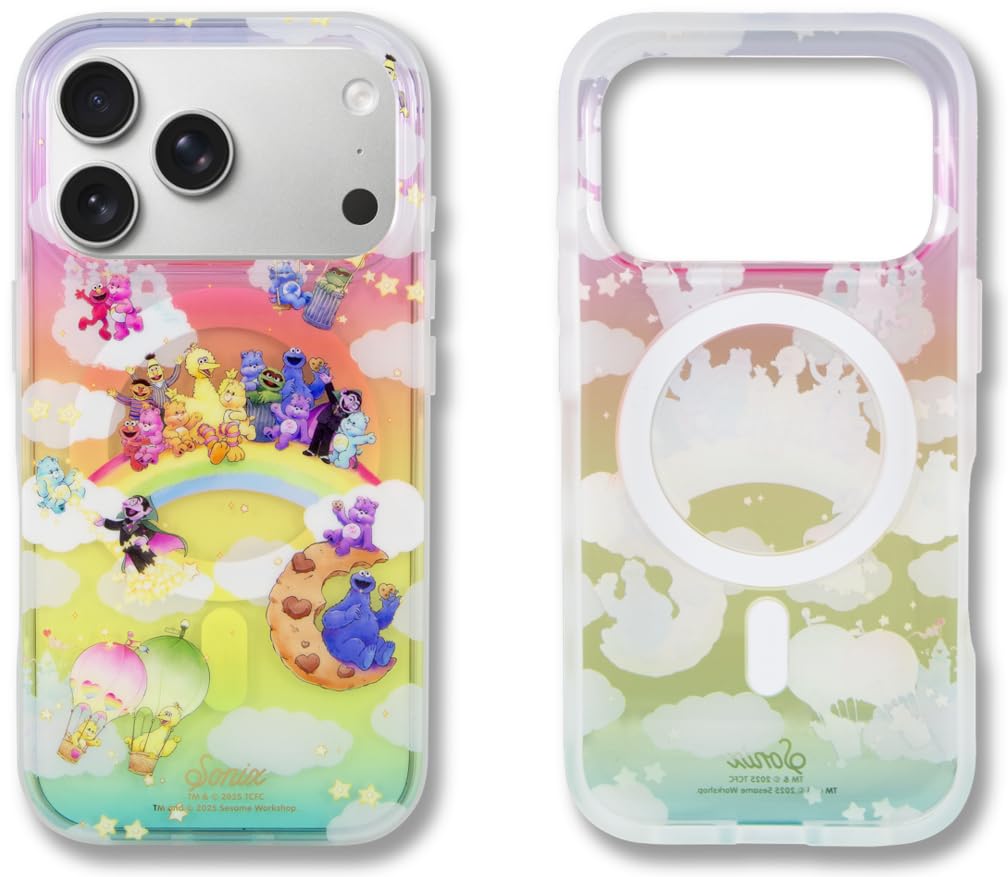 Sonix Case for iPhone 17 Pro | Compatible with MagSafe | 10ft Drop Tested | Care Bears x Sesame Street