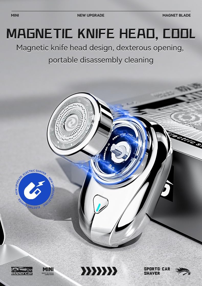 Nita Mini Electric Shaver, Ipx7 Waterproof, Wet&Dry Shave, Travel Shaver   Fast Charging & 60 Days Battery Life