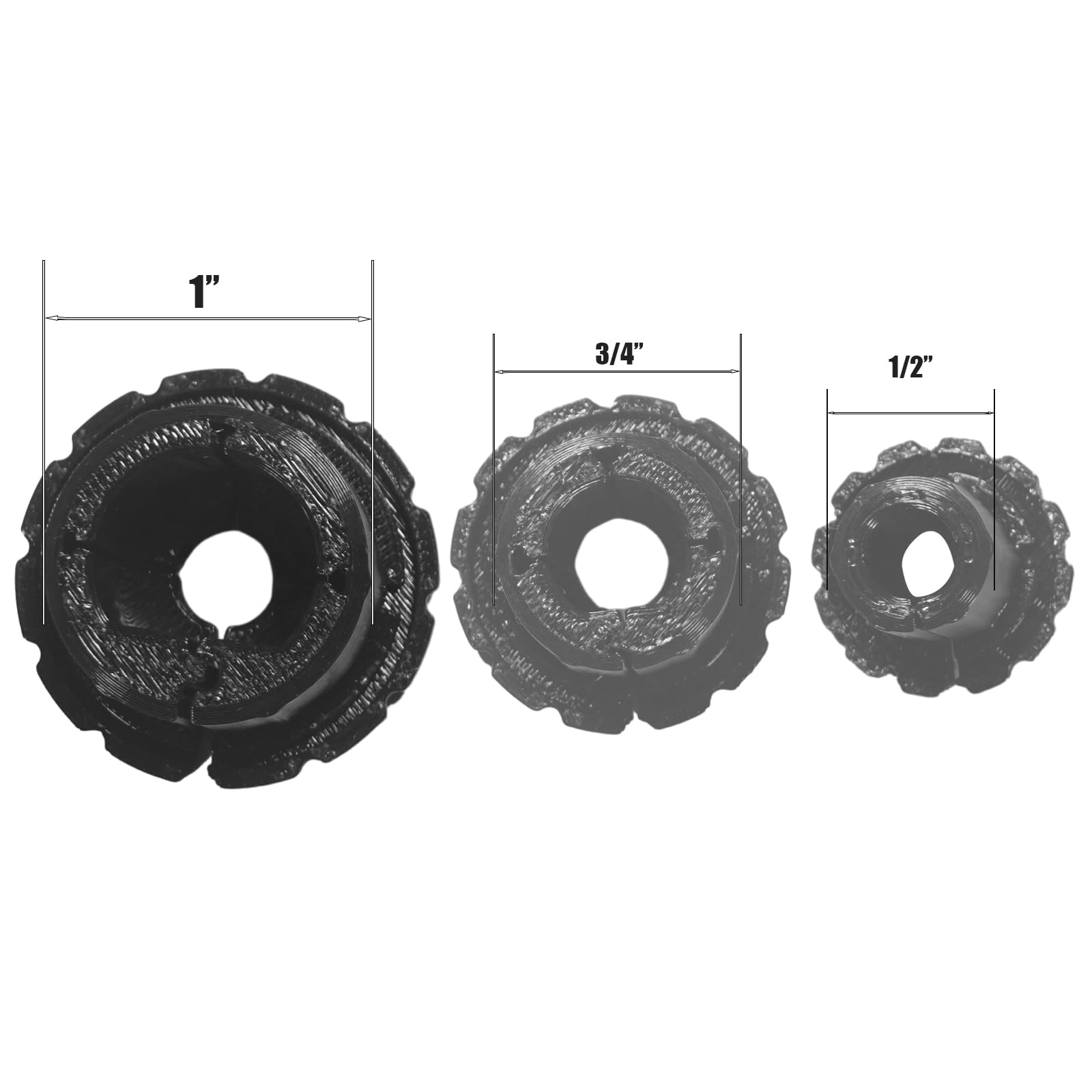 1/2 Inch,3/4 Inch,1 Inch Wall Grommet For Starlink Cables,Starlink Cable Routing Kit,Star Link Accessories,(Black,1 Inch,2 Packs