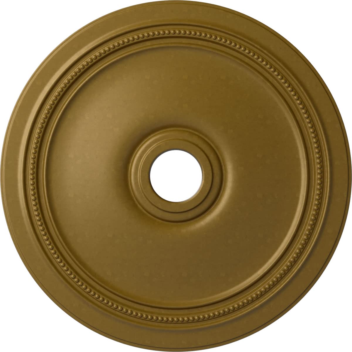Ekena Millwork CM24DIGLS Diane Ceiling Medallion, 24OD x 3 5/8ID x 1 1/4P (Fits Canopies up to 6 1/4), Hand-Painted Gold