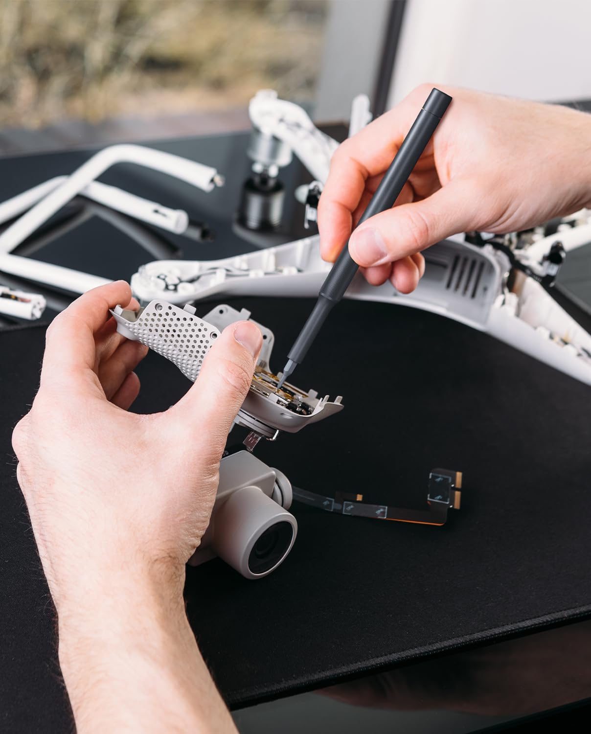 Fanttik X5 Max Manual Hand Tool, Precision Screwdriver Set, 50 In 1 Magnetic Bits, Small Screwdriver Set, Pop Up Magnetic Case,