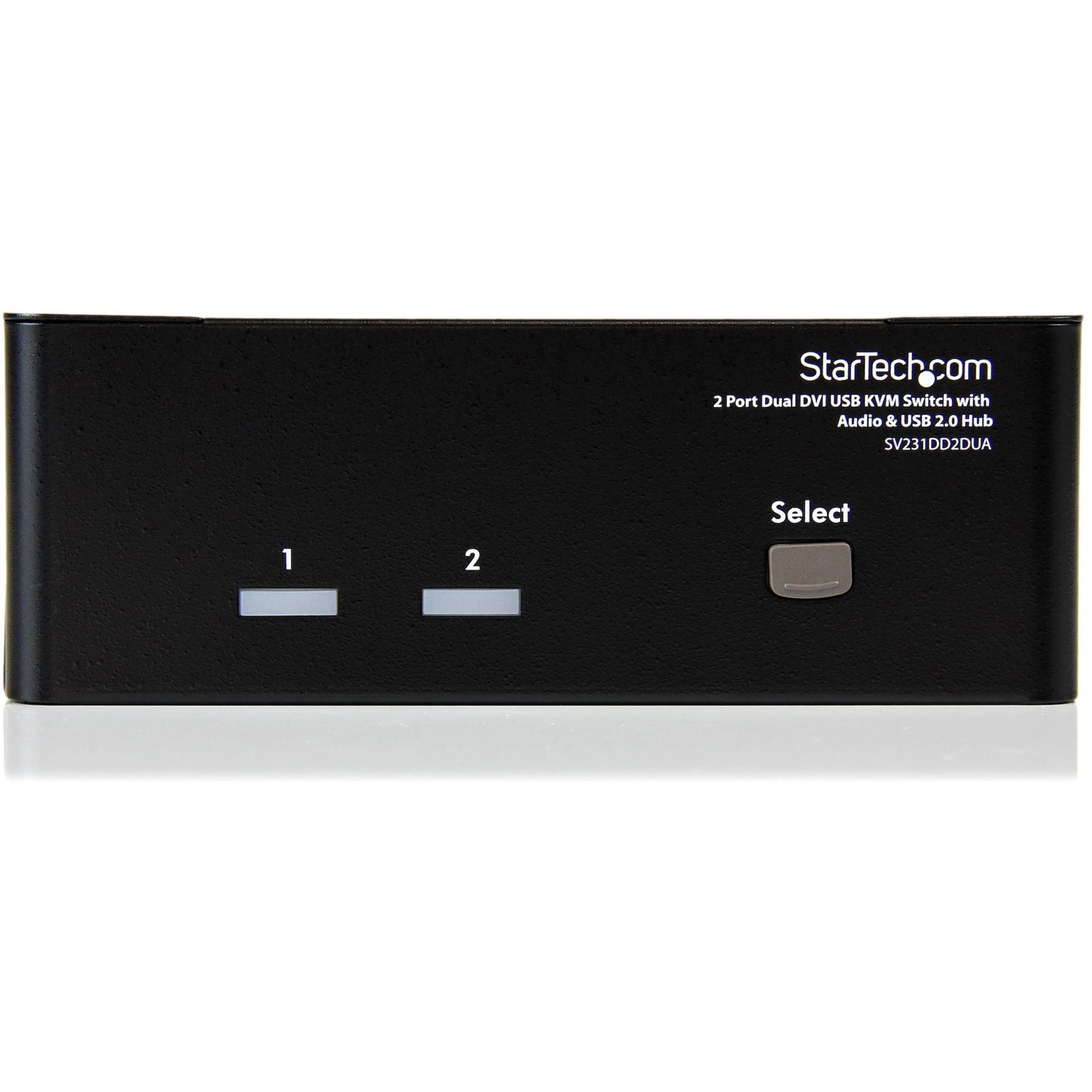 Startech.Com Dvi Kvm Switch With Audio & Usb 2.0 Hub     2 Port Usb Kvm Switch   1920 X 1200   Dual Monitor Kvm Switch (Sv231Dd2