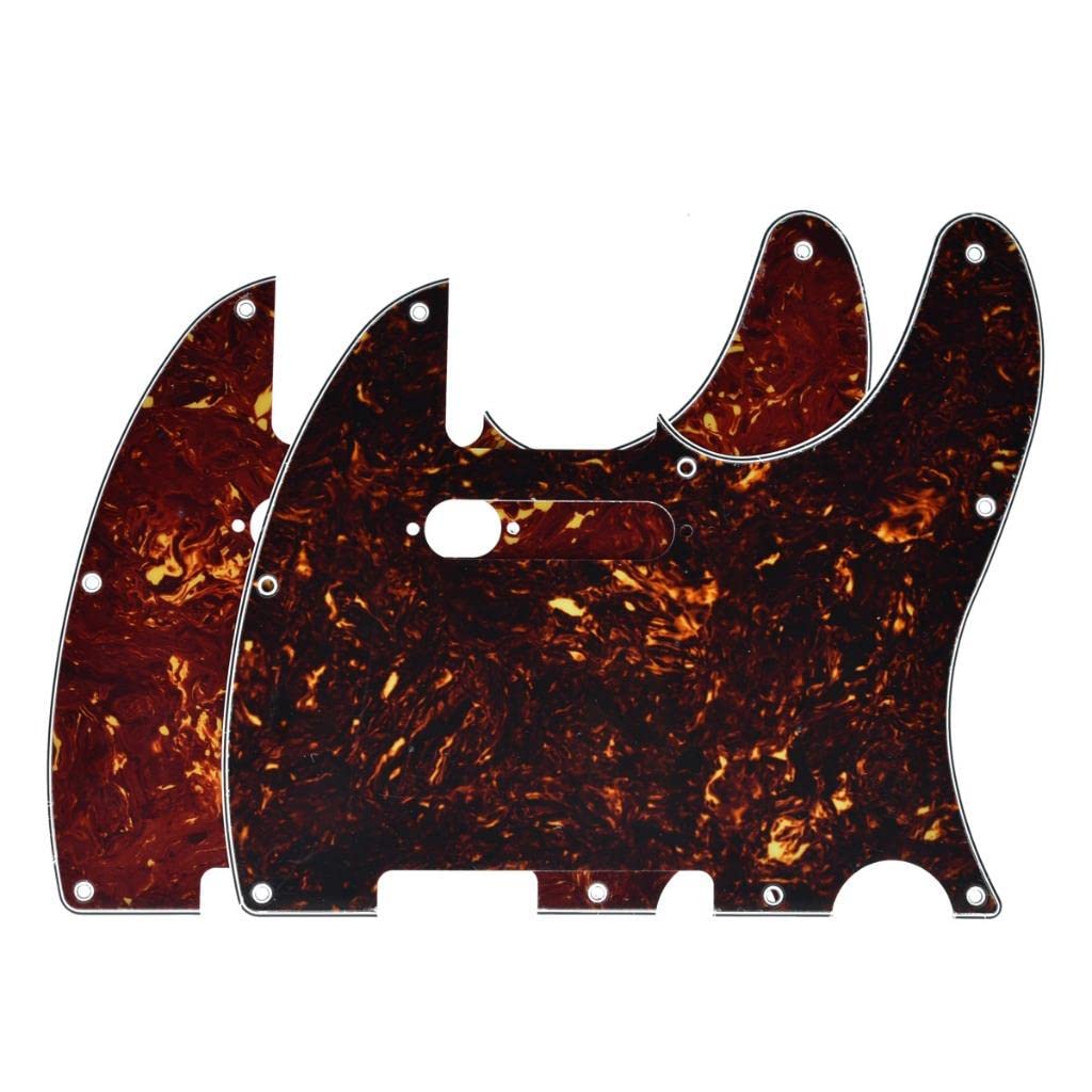 Dopro 8 Hole Tele Style Guitar Pickguard Tl Pick Guard With Pickup Mounting Screw Holes For Tele/Telecaster Vintage Tortoise