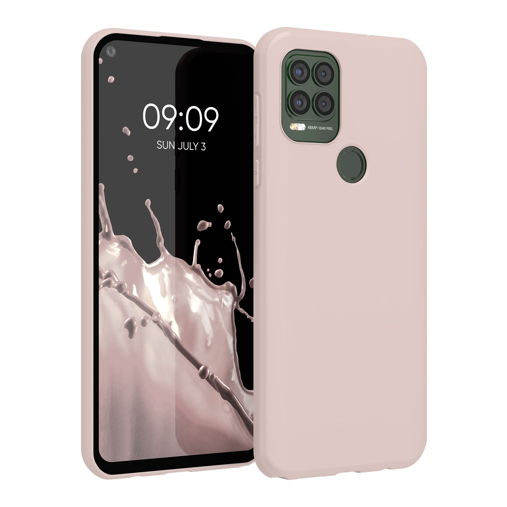 Kwmobile Case Compatible With Motorola Moto G Stylus 5G Case   Soft Slim Protective Tpu Silicone Cover   Coconut Swirl