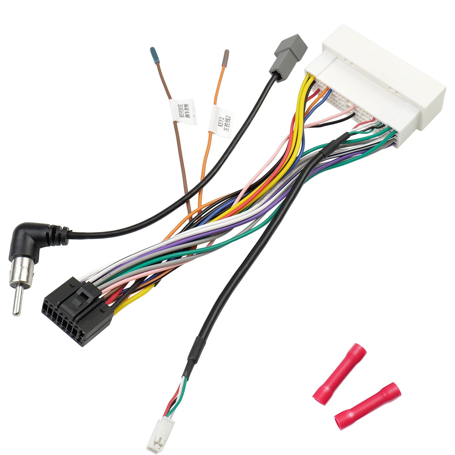 Jayubien Car Radio Wiring Harness Kit For 2016 Up Hyundai Tucson Sonata Elantra Accent Kia Soul Rio Forte Optima,16Pin Iso Stere