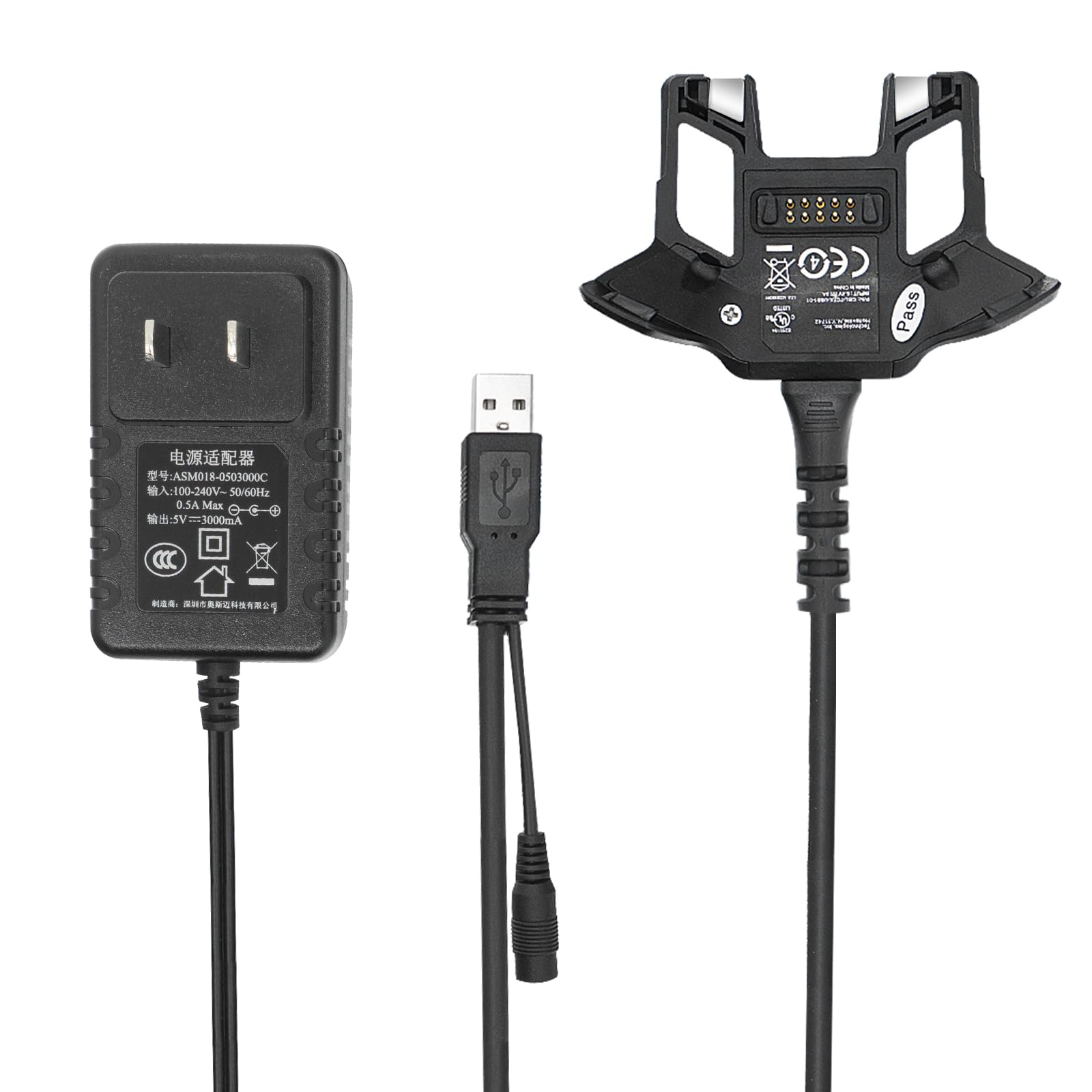 Iyoubol Usb Charger Cable With Adapter For Zebra Symbol Tc70 Tc75 Cbl Tc7X Usb1 01