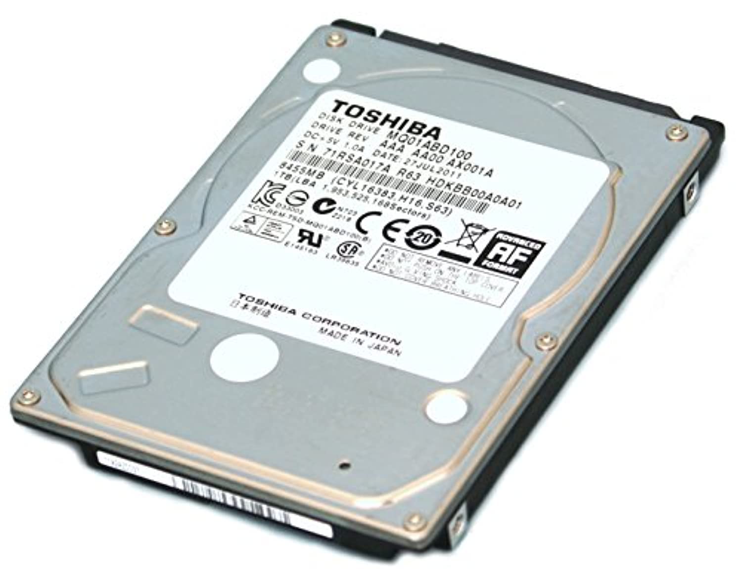 Toshiba Mq01Abd 1 Tb 2.5'' Internal Hard Drive Mq01Abd100
