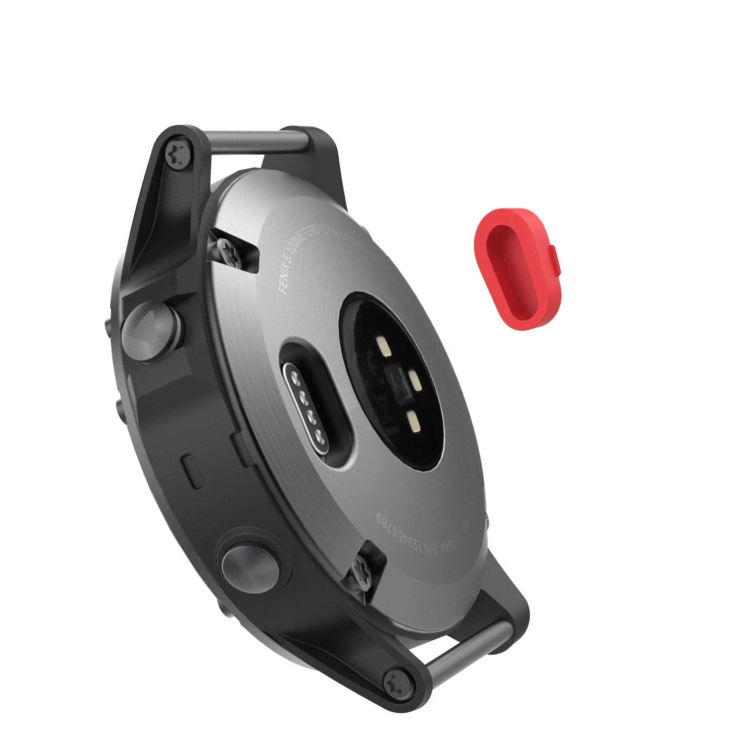 Kelifang Dust Plug 10 Pack Garmin Fenix 7/7S/7X Solar/5/5S/5X/6/6S/6X/6Pro/6Spro/6Xpro, Silicone Anti Dust Cap Charger Port Prot