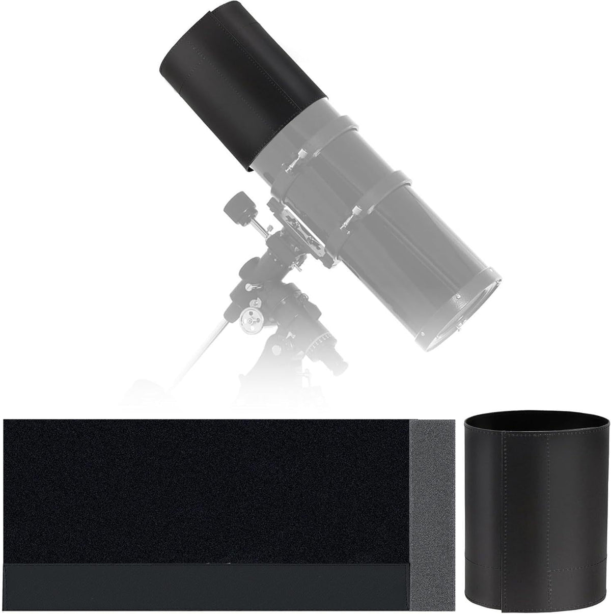 Astromania Flexible Dew Shield For Telescope Front Outer Diameter From 148-167Mm Diameter - Keep Dew Away And Gives You Clear Ob