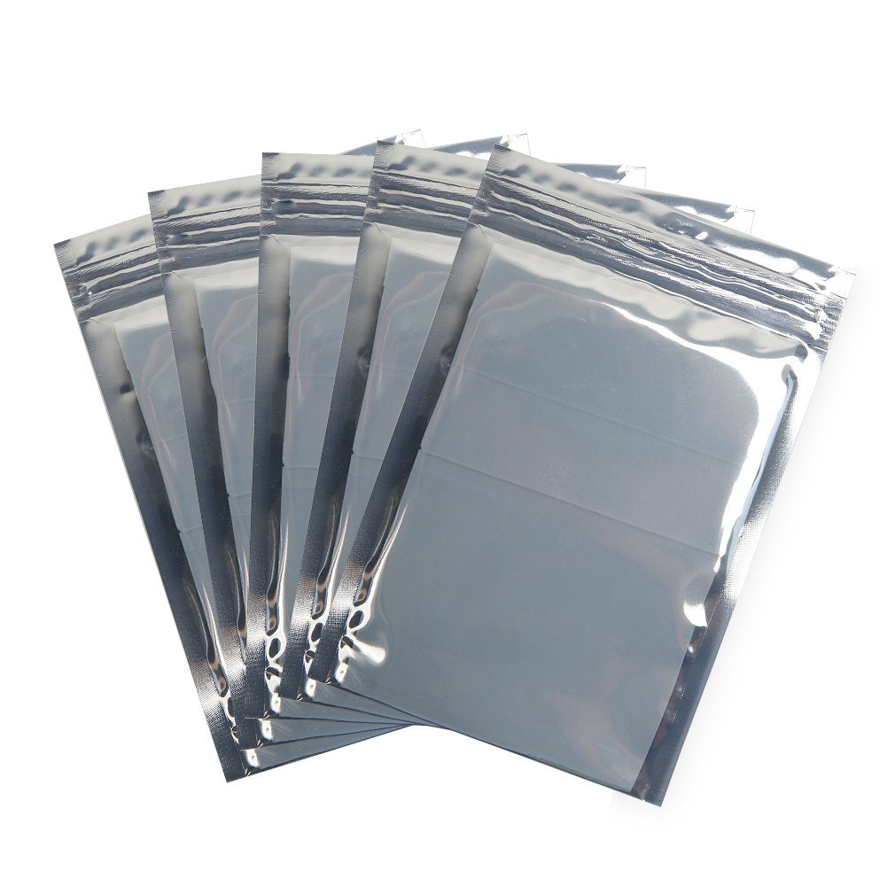 Hrx Package 100Pcs Premium Antistatic Bag, 4 X 6 Inches Resealable Zipper Bag For Ssd Hdd And Other Electronic Devices