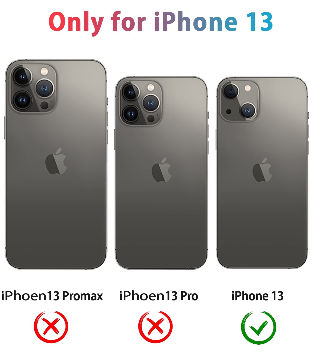 Diverbox For Iphone 13 Case [Shockproof] [Dropproof] [Tempered Glass Screen Protector + Camera Lens Protector],Heavy Duty Protec