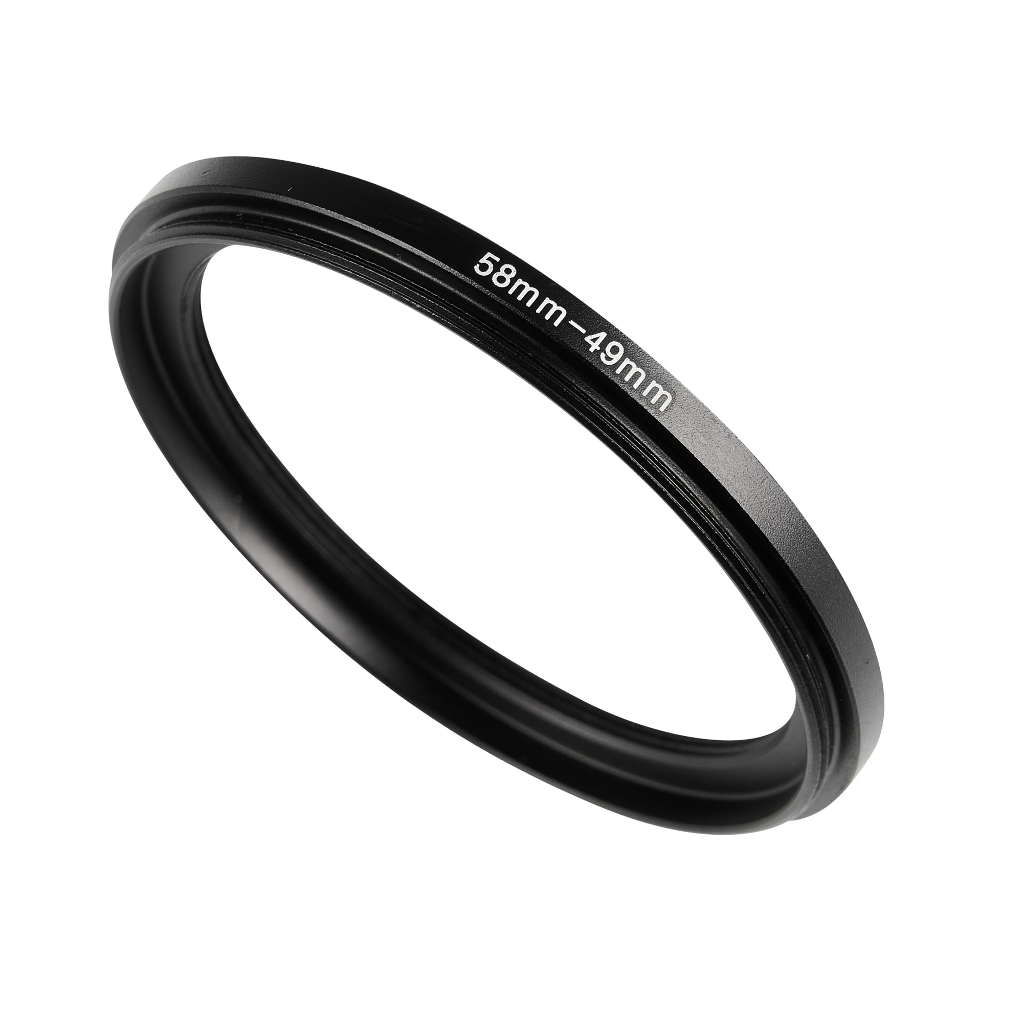 Wiiye 58Mm To 49Mm Step Down Ring Filter Adapter,For All Brands Uv Nd Cpl, Metal Ring Step Down Rings Adapter Filter (58Mm To 49