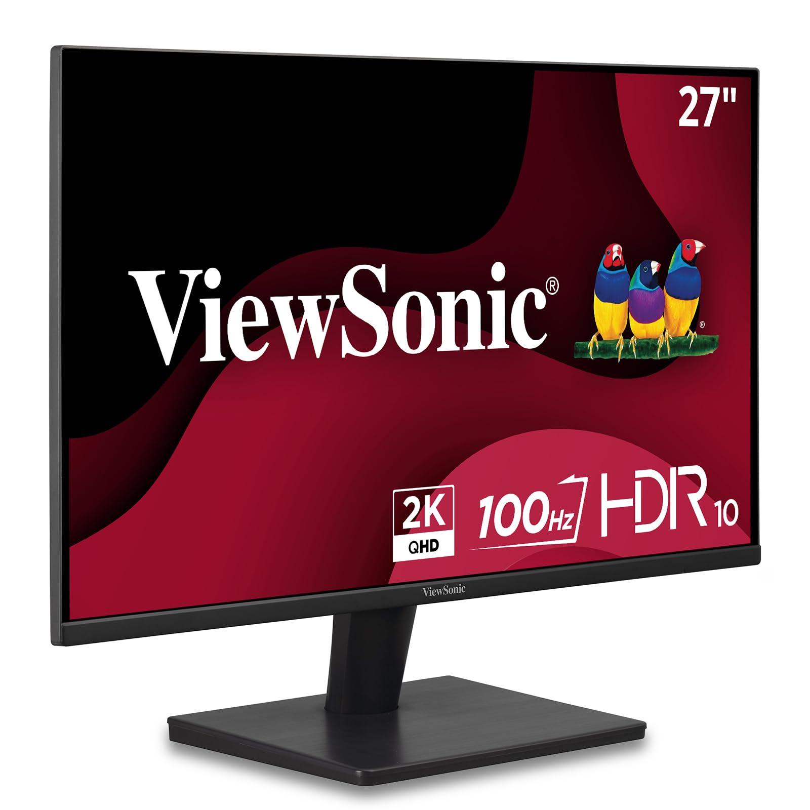 ViewSonic VS2725-2K 27 Inch QHD 1440p Monitor with 100Hz, HDMI, DisplayPort, and Variable Refresh Rate for Home and Office