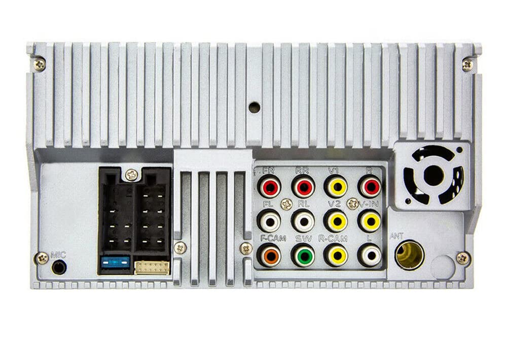 Power Acoustik 7 Double Din Fixed Face Touchscreen Mechless Receiver With Bluetooth Apple Car Pla