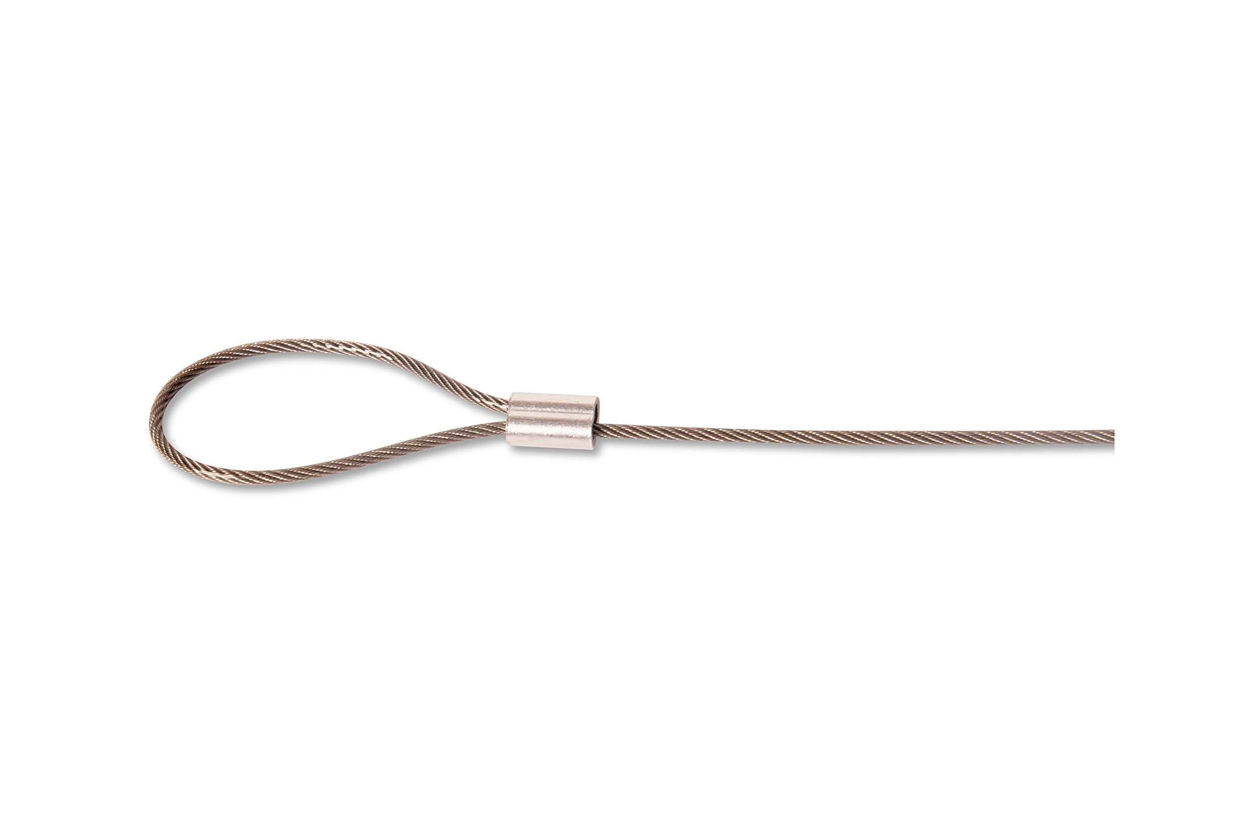 Universal Cabletether - Cable Tethers 14 (20 Pack) - Heavy Duty, Adjustable, Pre-Assembled, Tamper-Resistant - Secure Conference